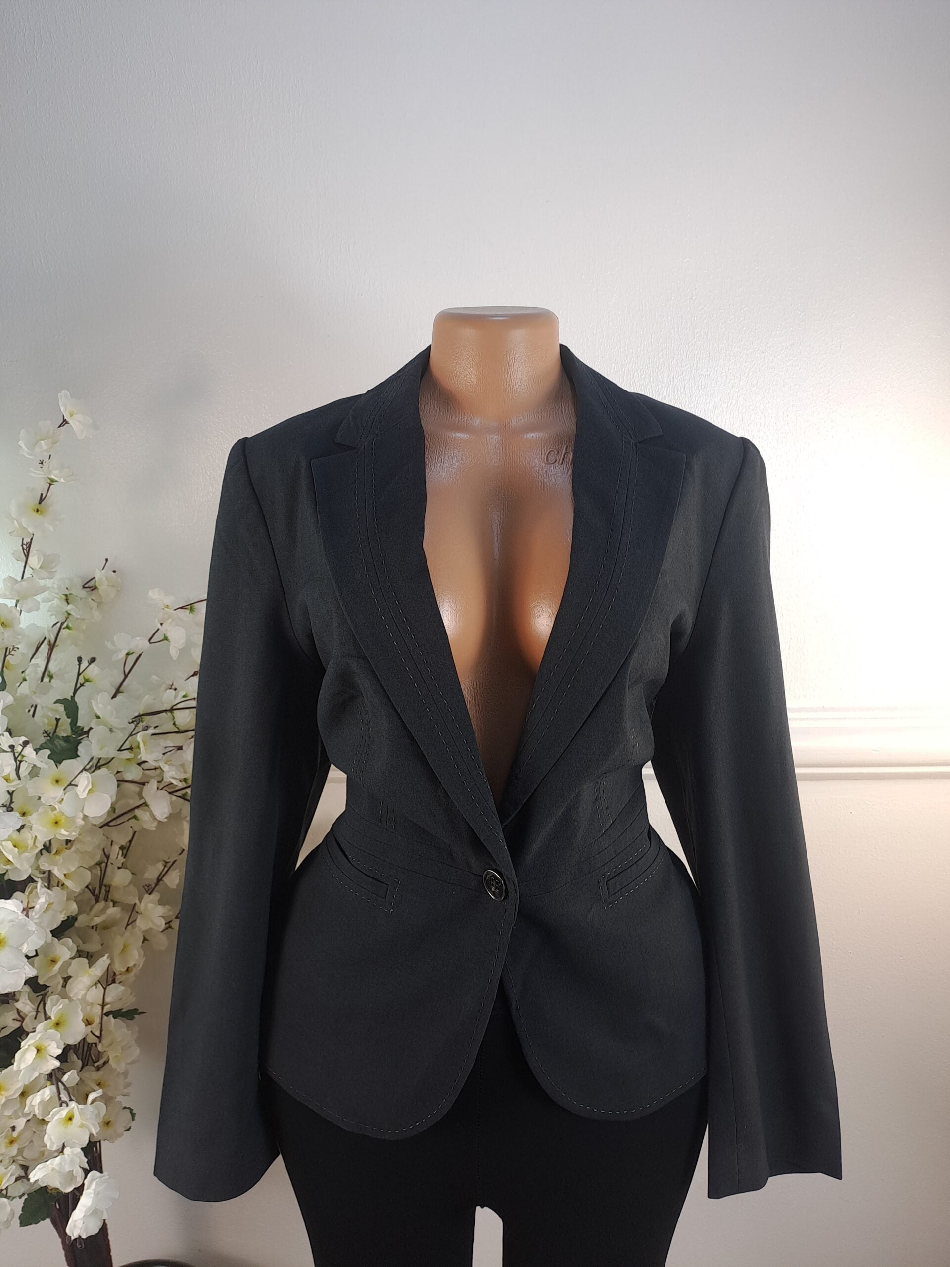 M&amp;S COLLECTION UK SIZE 16 [LENGHT 25 INCHES, NAVY ASH] image 0
