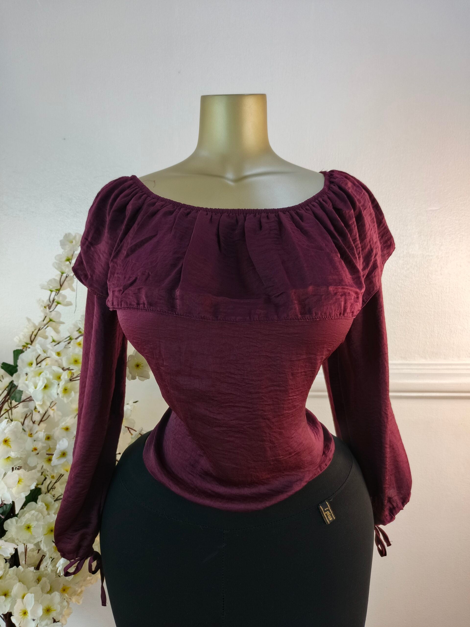 ATMOSPHERE UK SIZE 16 [BURGUNDY] image 0