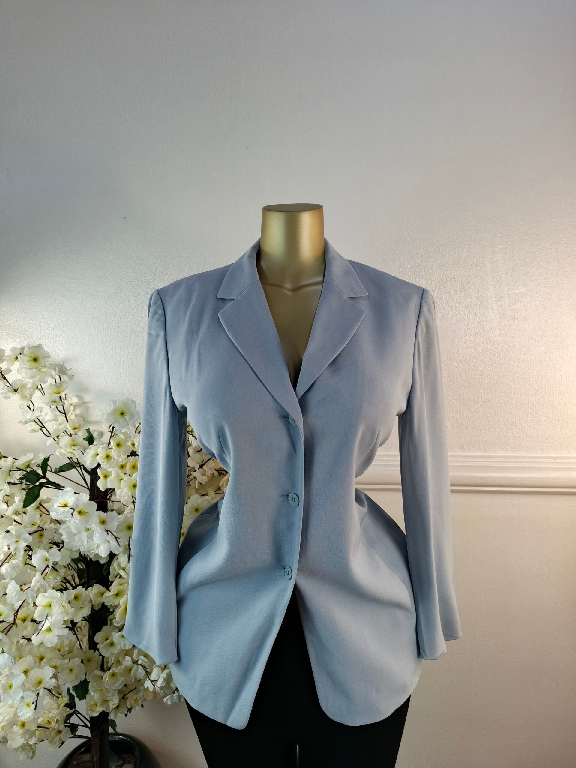 BETTY BARCLAY UK SIZE 14 [LENGTH 30 INCHES, SKY BLUE] image 0