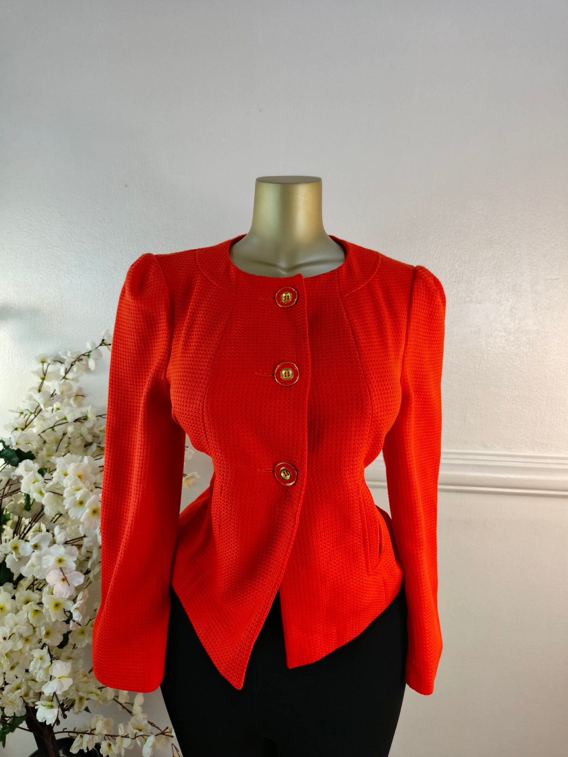 ZARA UK SIZE 12 [LENGTH 23 INCHES, ORANGE] image 0