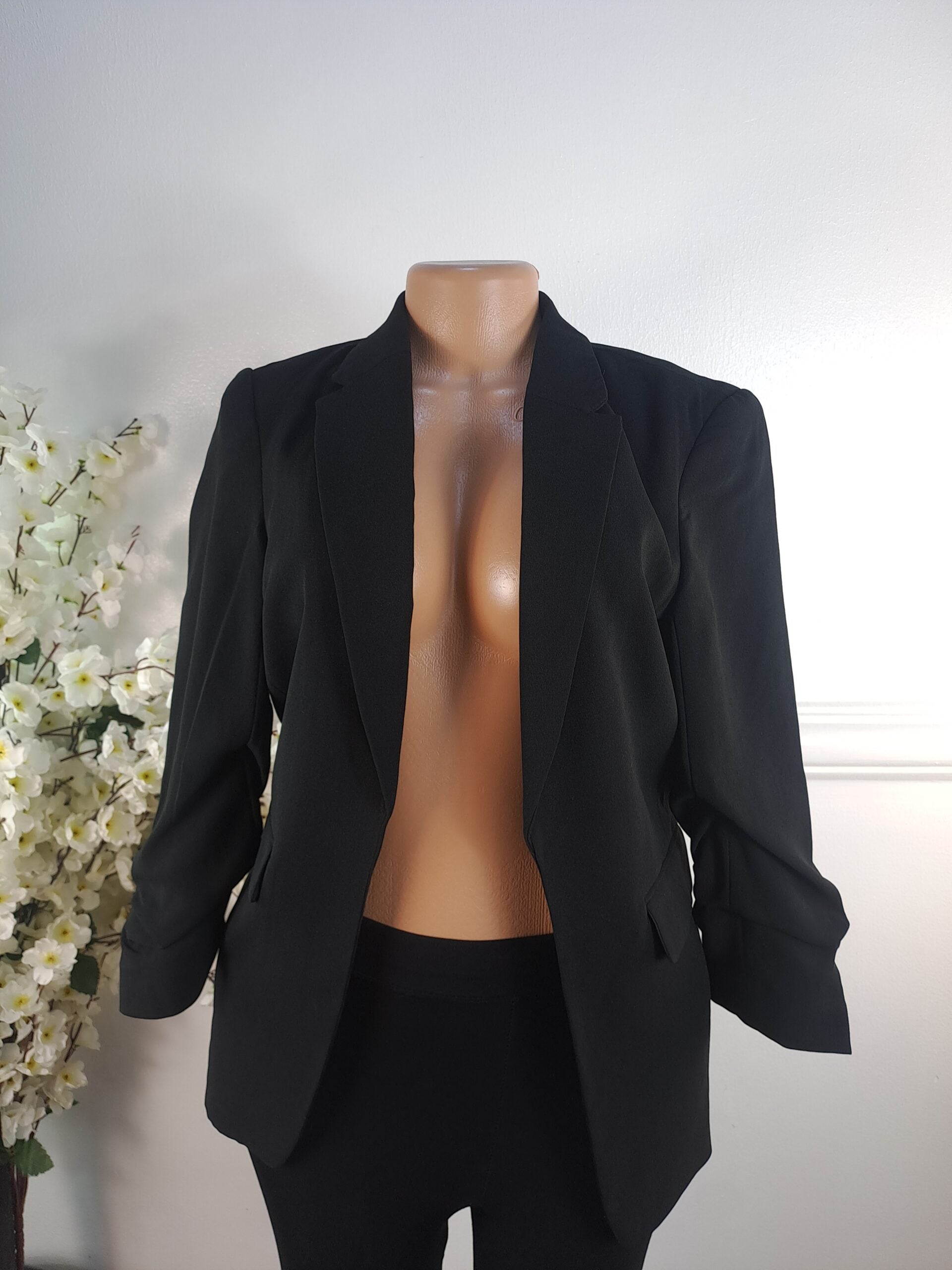 H&amp;M UK SIZE 8 [LENGTH 28 INCHES, BLACK] image 0