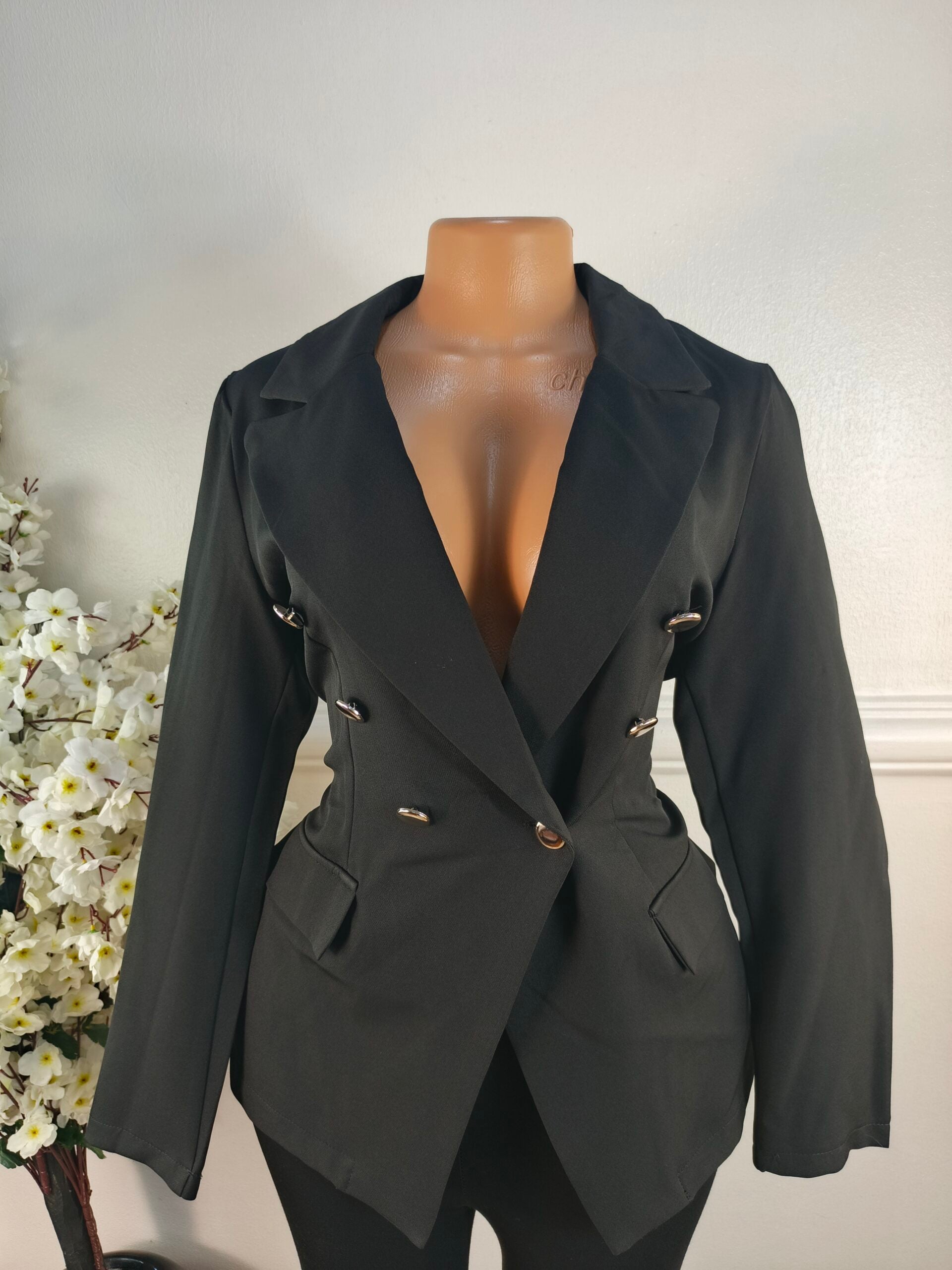 BLAZER UK SIZE 12 [LENGHT 26 INCHES, BLACK] image 0