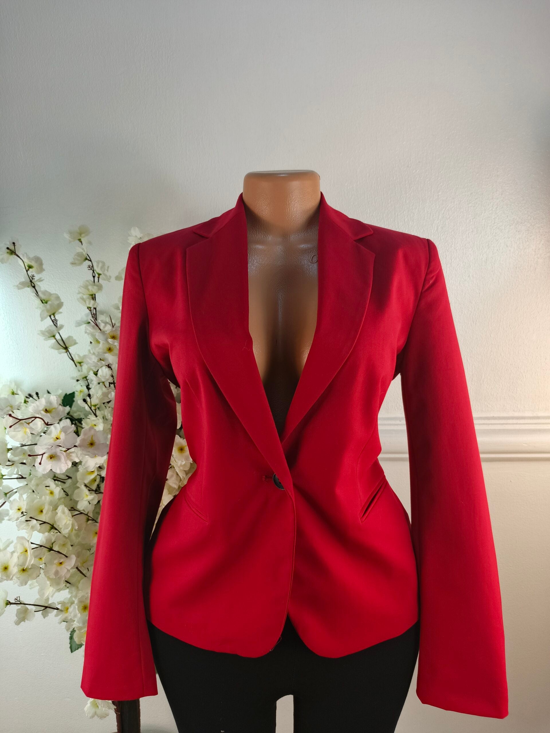 ZARA UK SIZE 8 [LENGTH 24 INCHES, RED] image 0