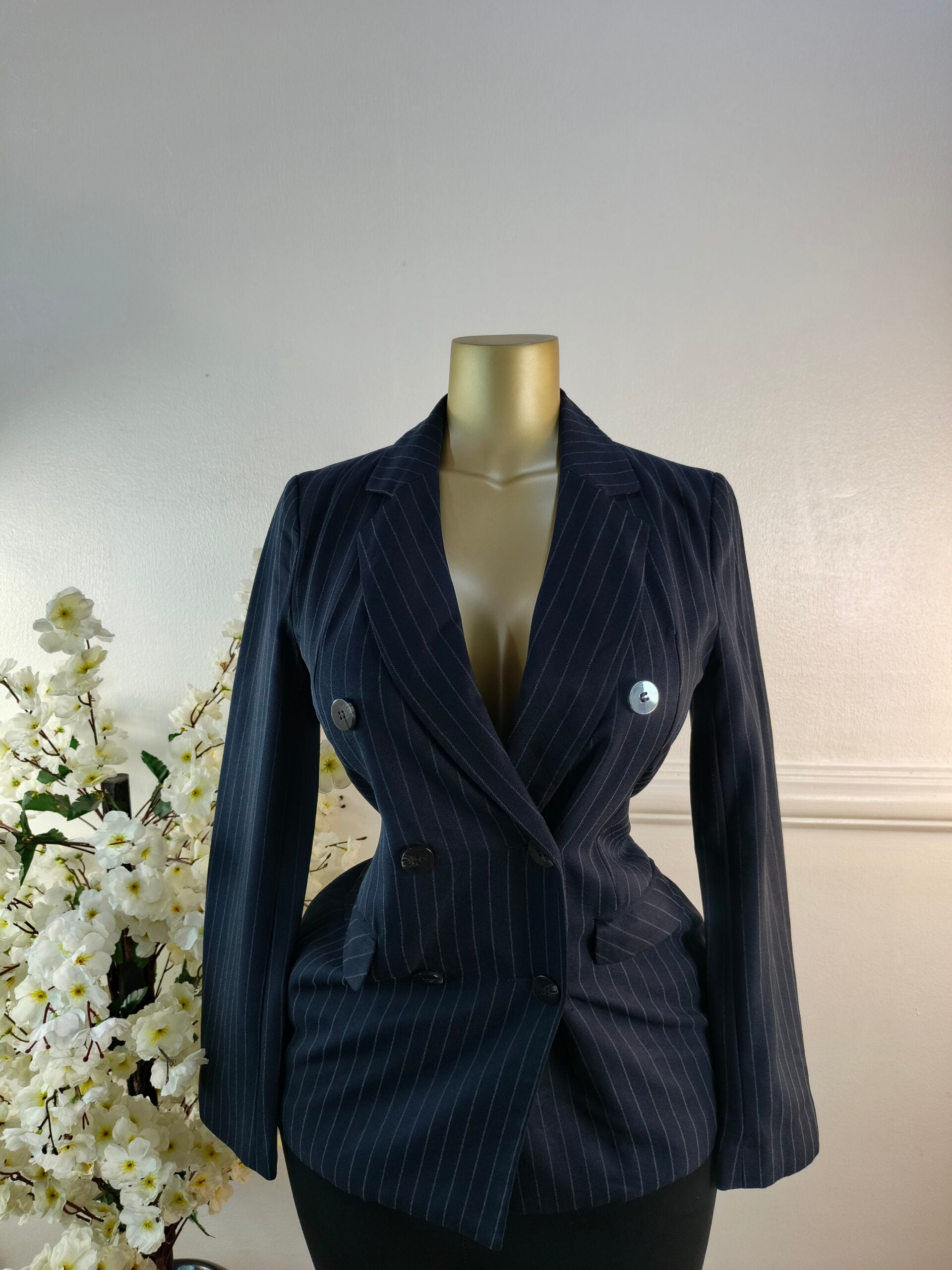 PRIMARK UK SIZE 8 [LENGTH 28 INCHES, NAVY BLUE] image 0