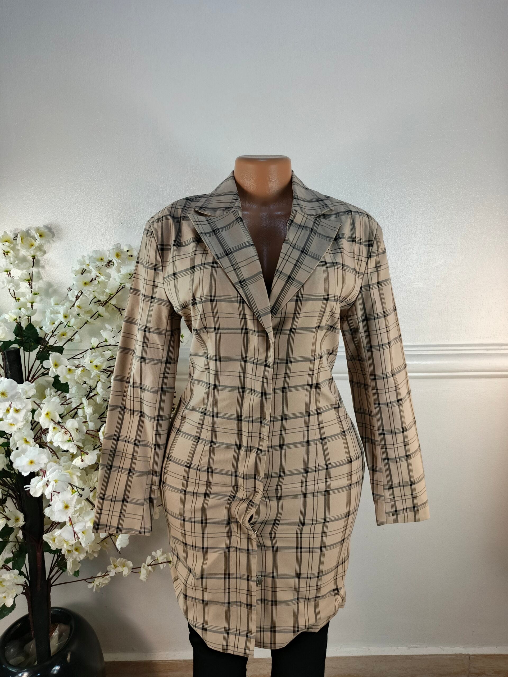 NA-KD UK SIZE 8 [LENGTH 35 INCHES, BROWN] image 0
