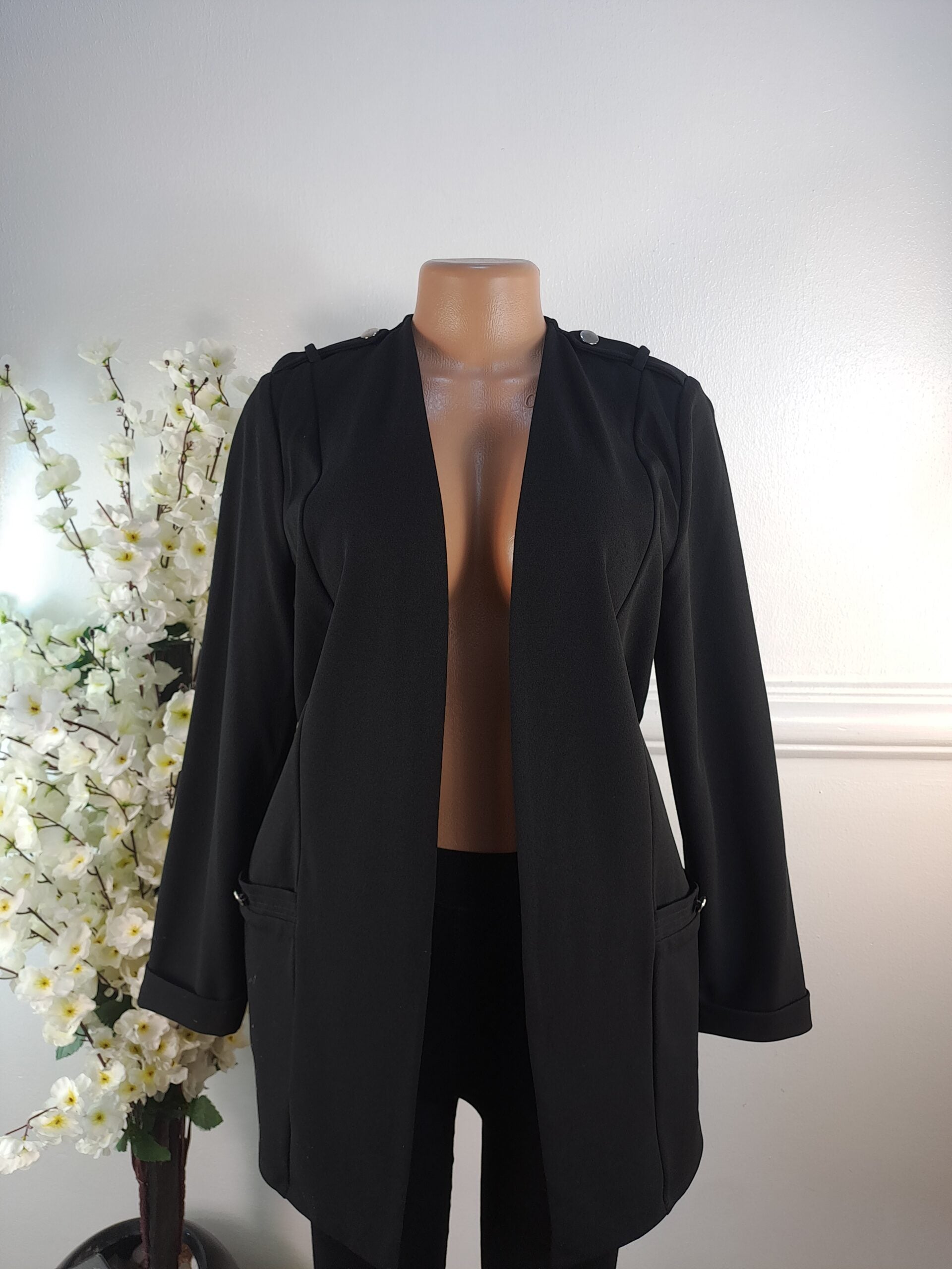 WALLIS UK SIZE 10 [LENGTH 31 INCHES, BLACK] image 0