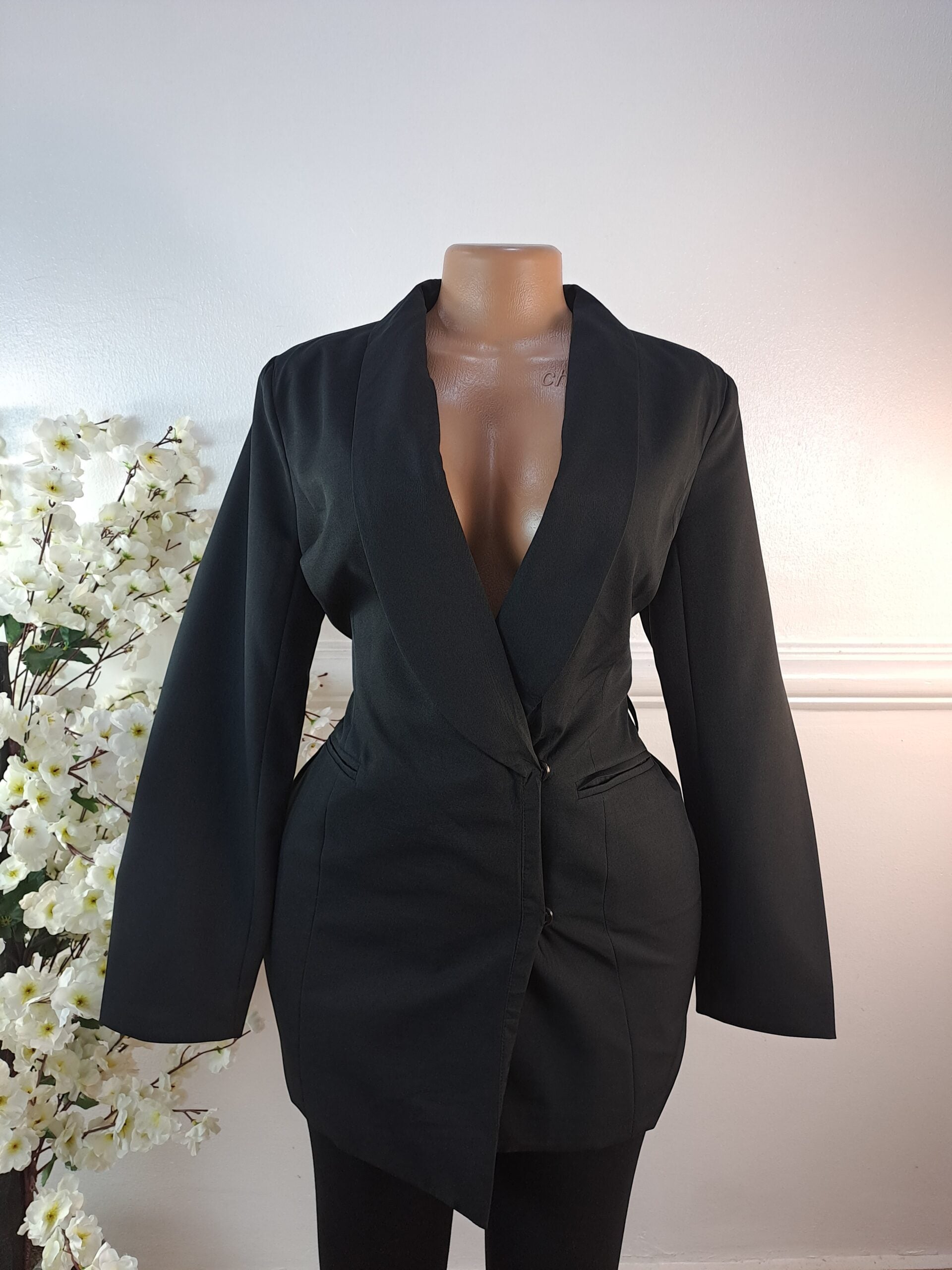 MISSPAP UK SIZE 10 [LENGTH 32 INCHES, BLACK] image 0
