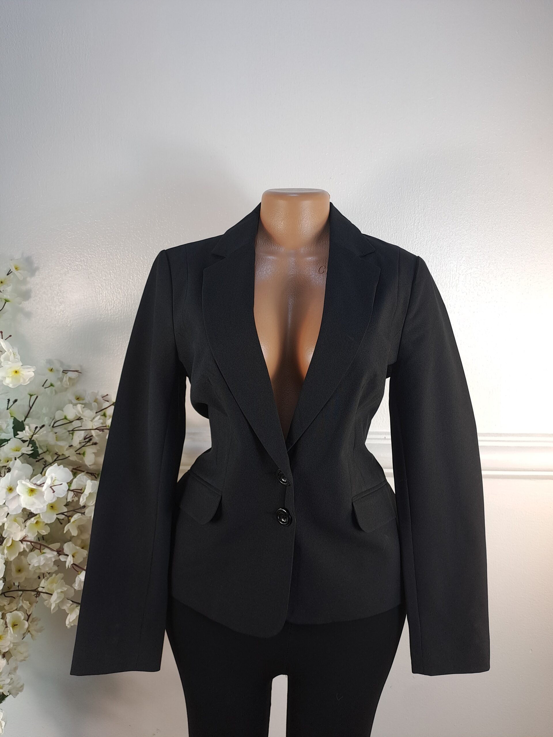 BLAZER UK SIZE 10 [LENGTH 26 INCHES, BLACK] image 0