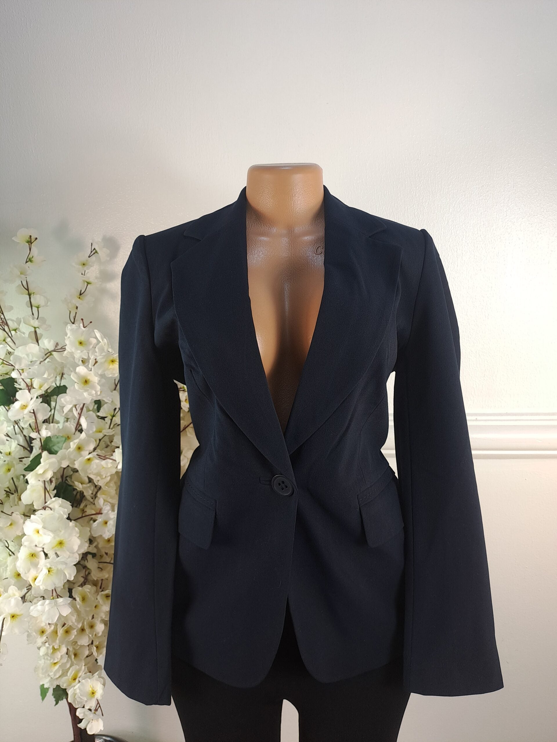 MARK &amp; SPENCER UK SIZE 10 [LENGTH 29 INCHES, NAVY BLUE] image 0