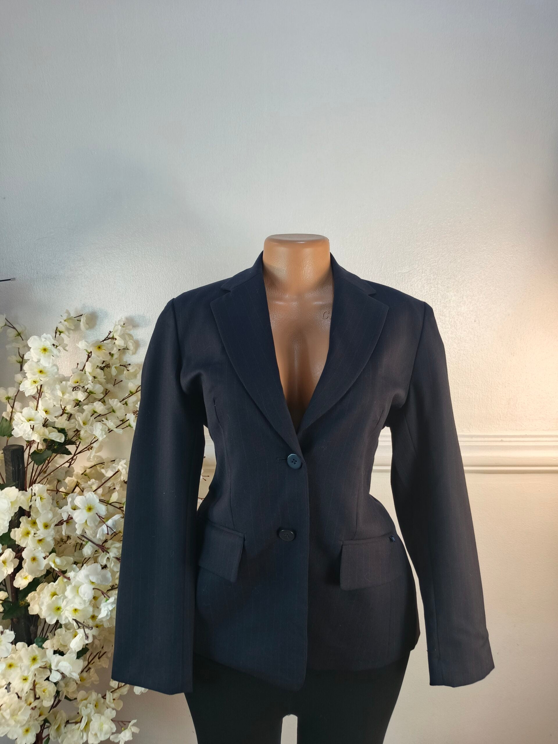 BLAZER UK SIZE 10 [LENGTH 26 INCHES, NAVY BLUE] image 0