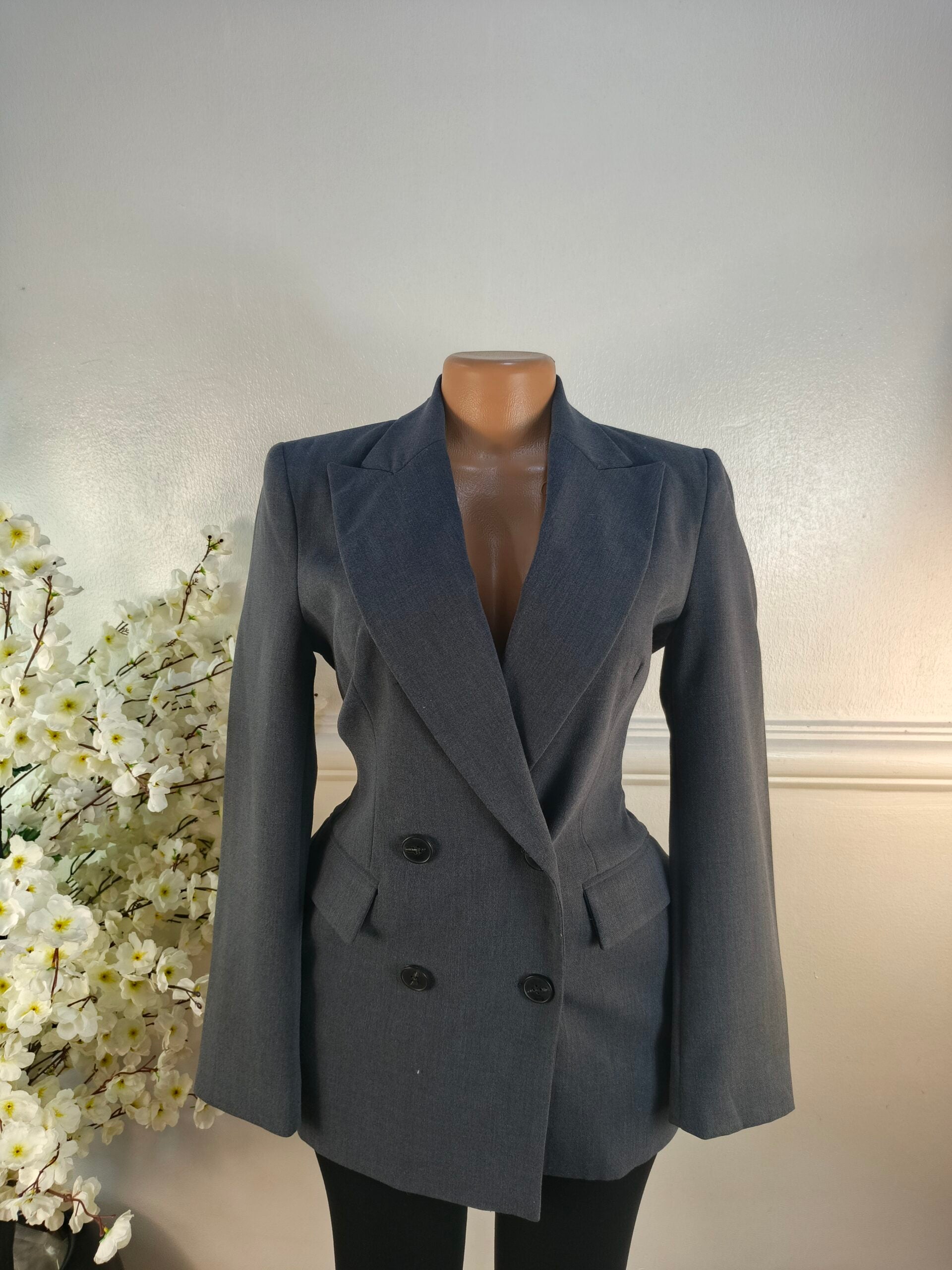 ZARA UK SIZE 6 [LENGTH 30 INCHES, ASH] image 0