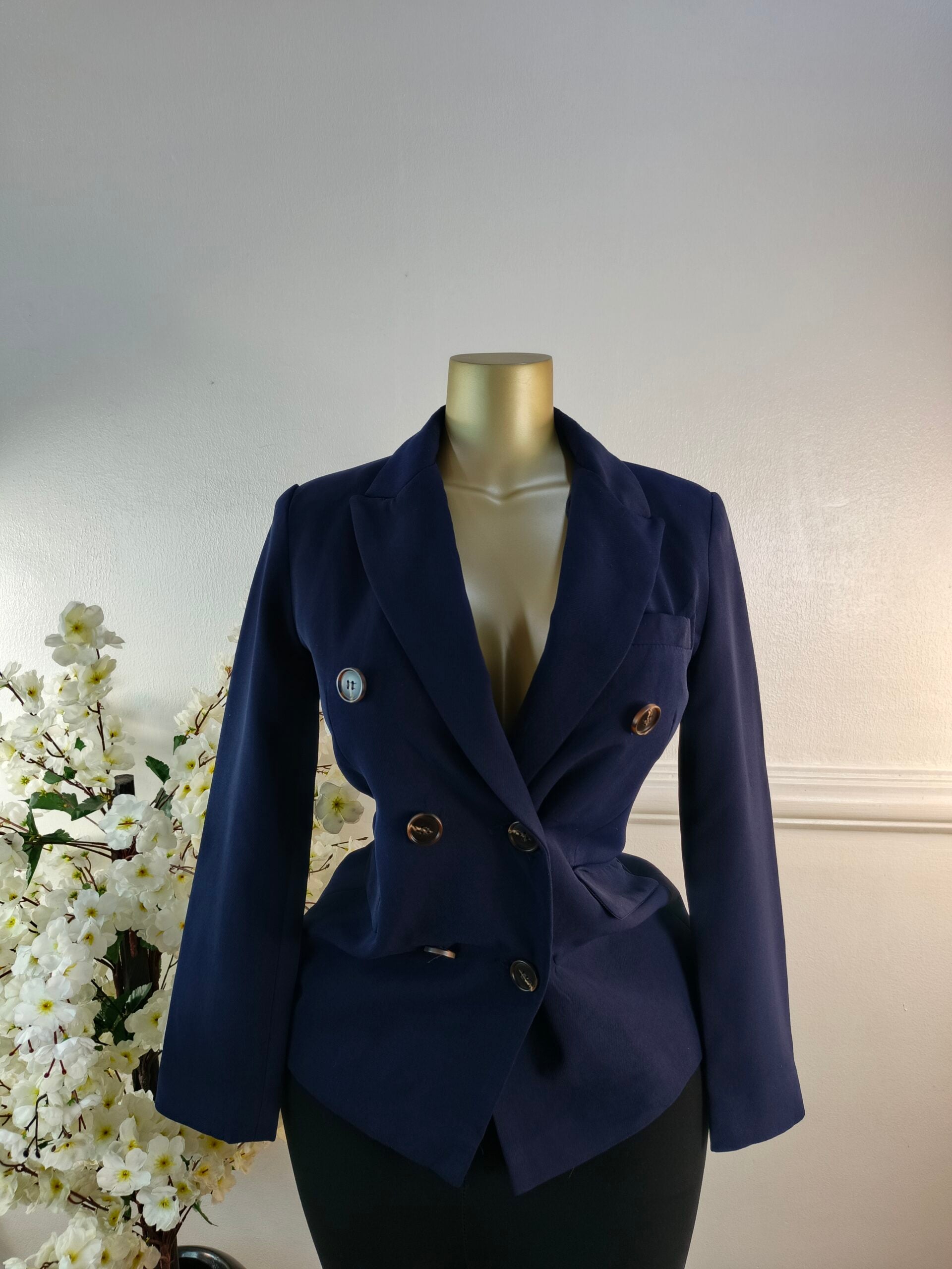 PRIMARK UK SIZE 6 [LENGTH 27 INCHES, NAVY BLUE] image 0