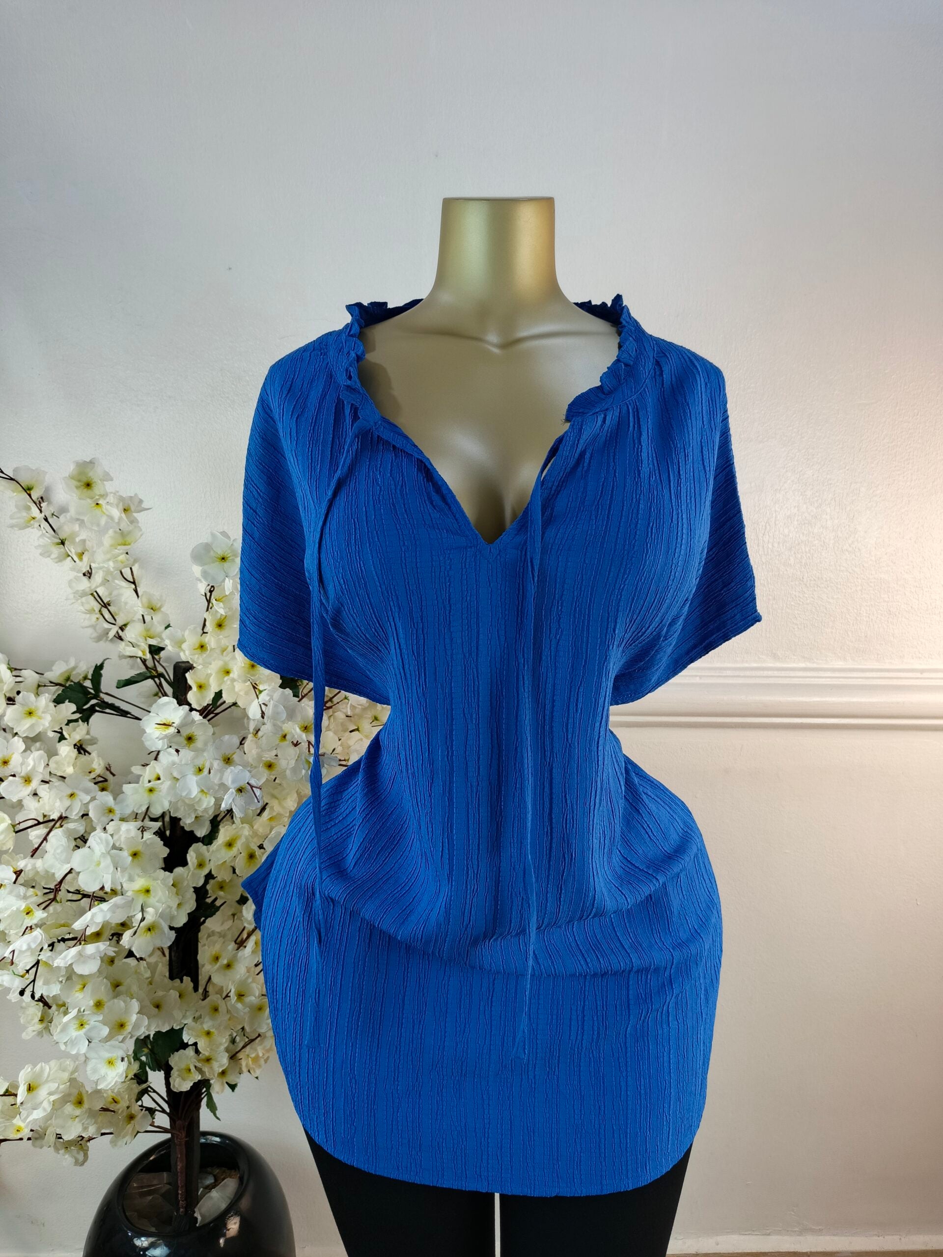 YOURS UK SIZE 24 [BLUE] image 0