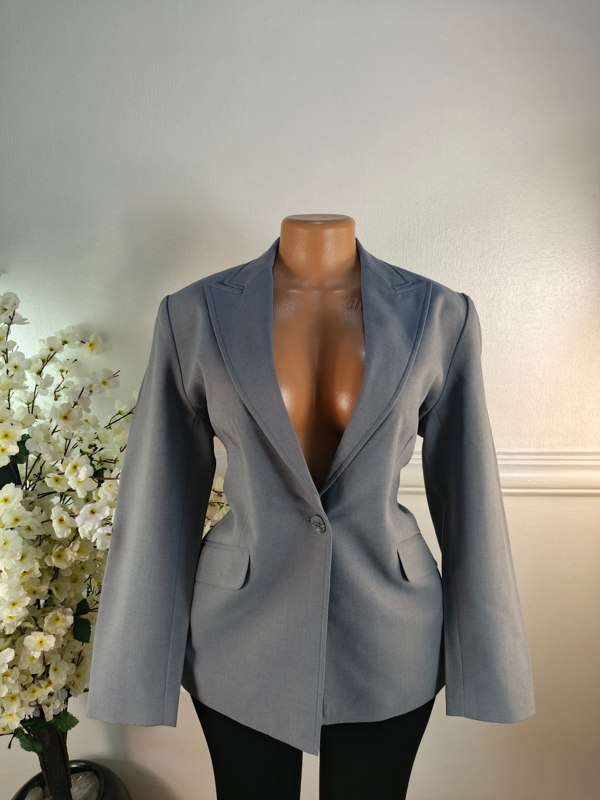 MARK &amp; SPENCER UK SIZE 16 [LENGTH 28 INCHES, GREY] image 0