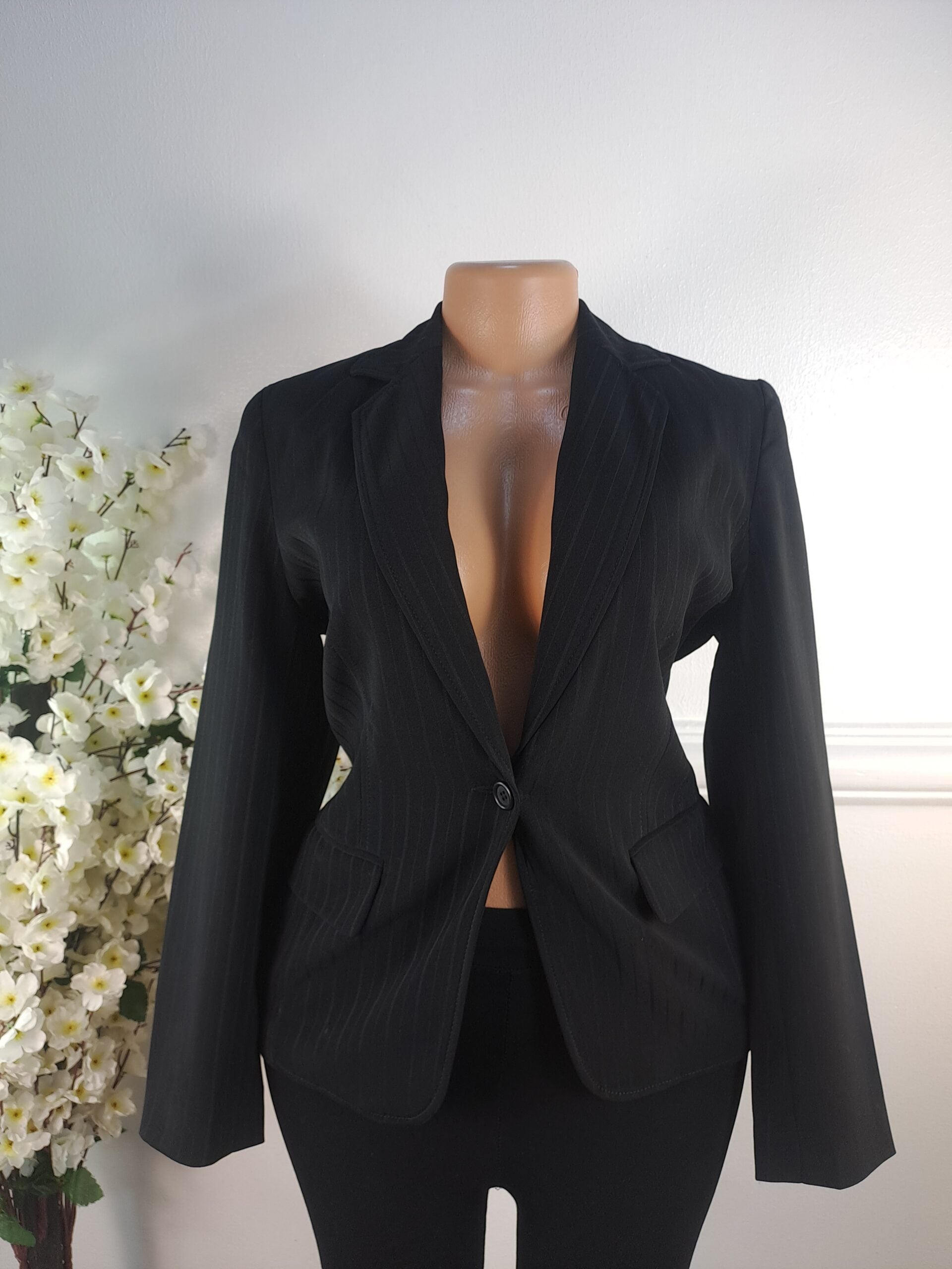 OFFICE GIRL UK SIZE 10 [LENGTH 25 INCHES, BLACK] image 0