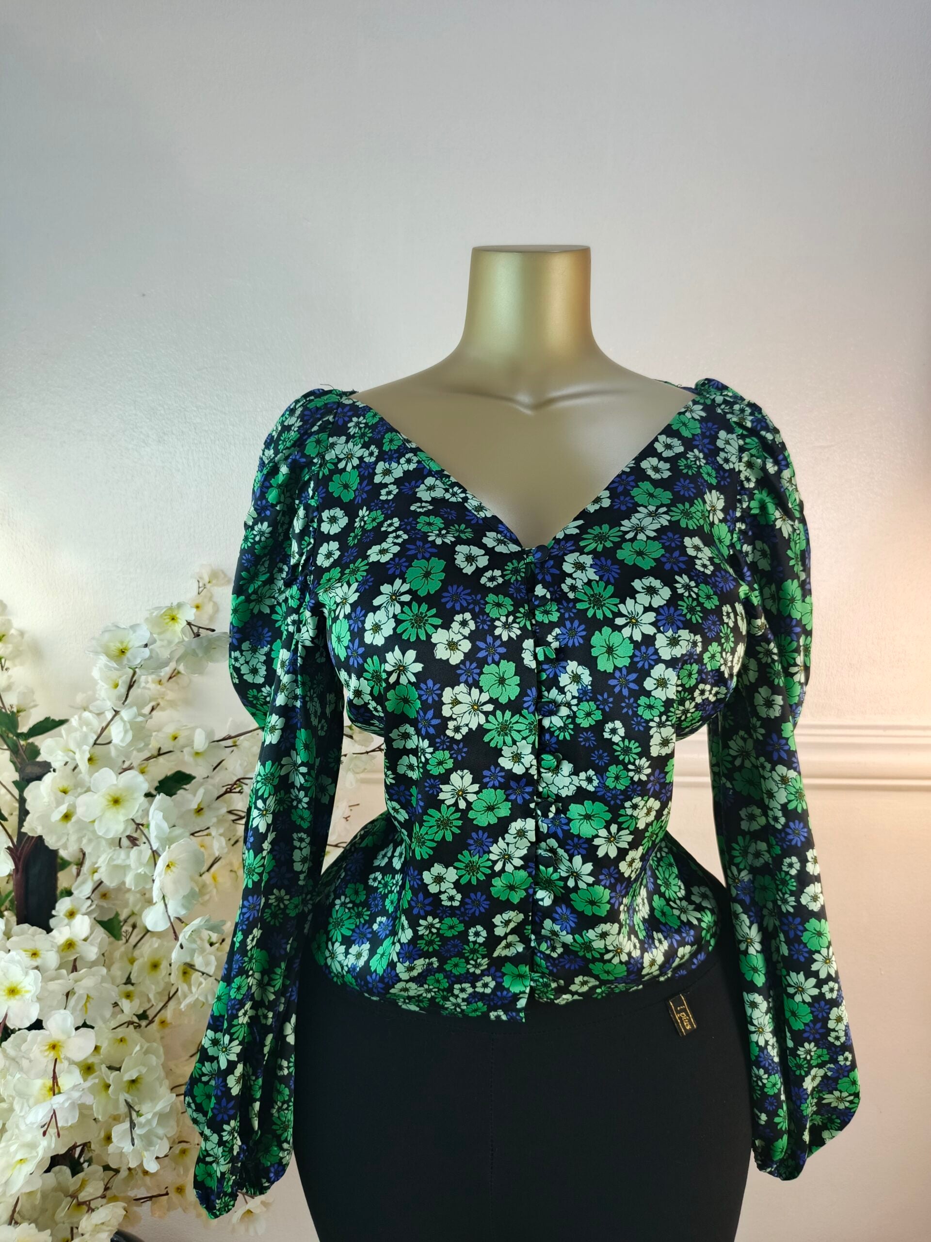 TOPSHOP UK SIZE 12 [GREEN] image 0