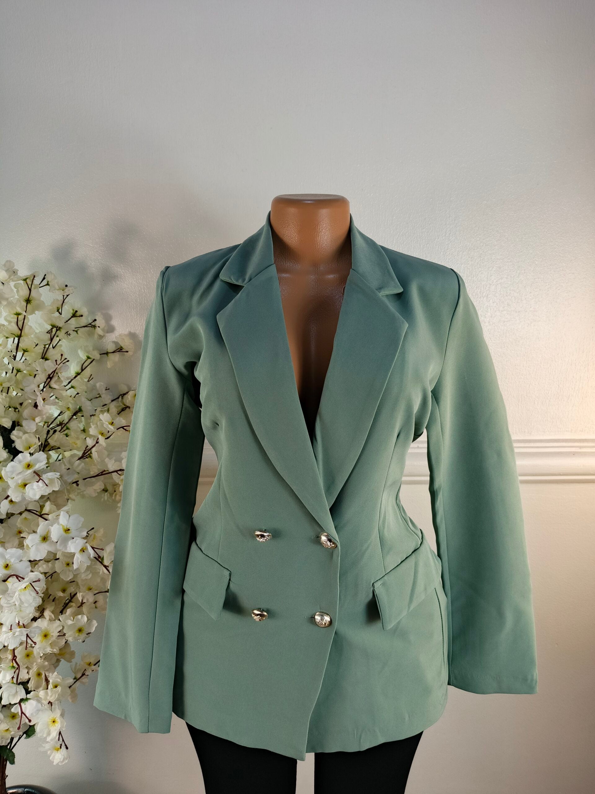 MADE IN ITALY UK SIZE 12 [LENGTH 29 INCHES, SKY BLUE] image 0