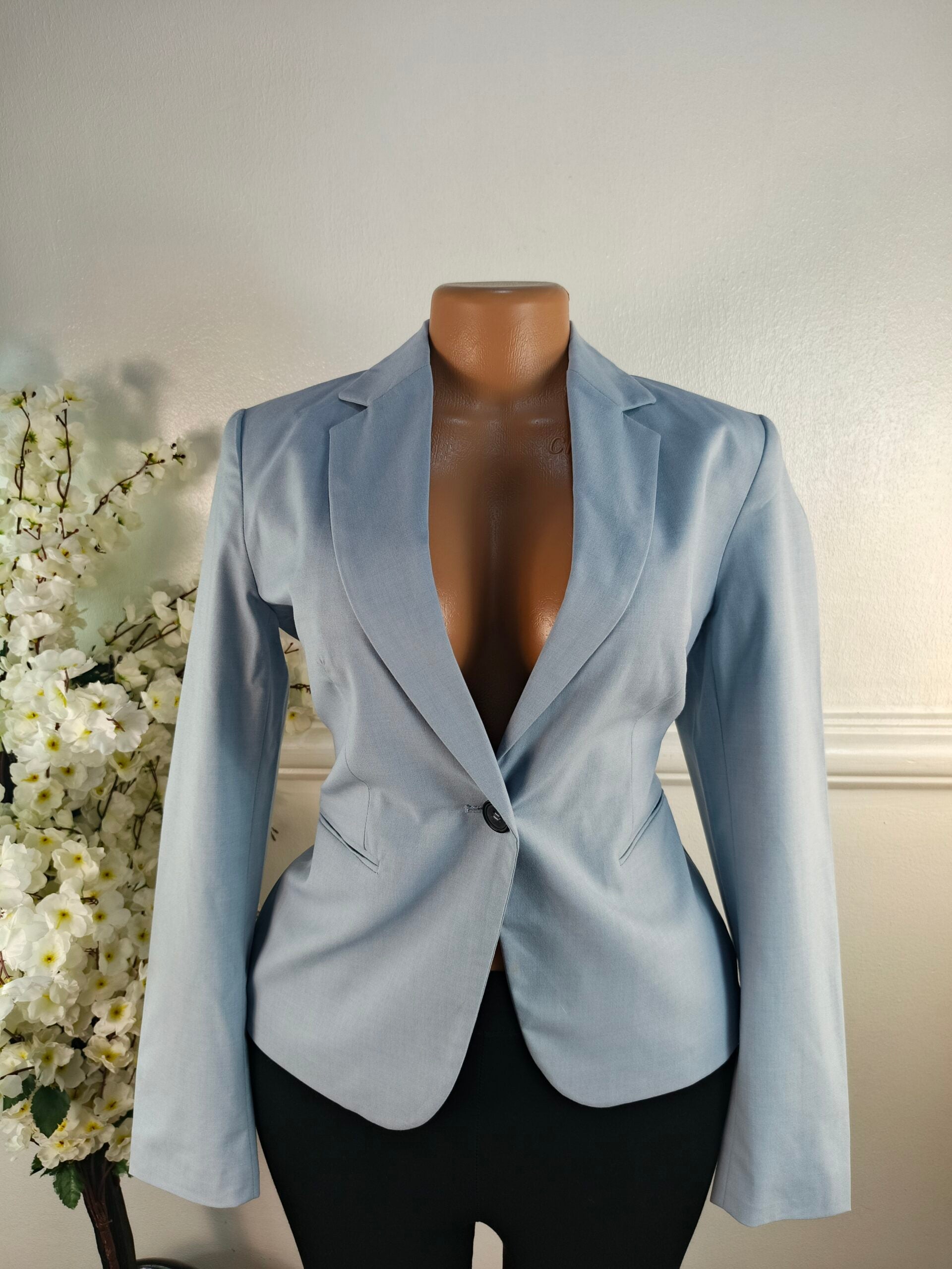 ZARA WOMAN UK SIZE 8 [LENGHT 24 INCHES, SKY BLUE] image 0