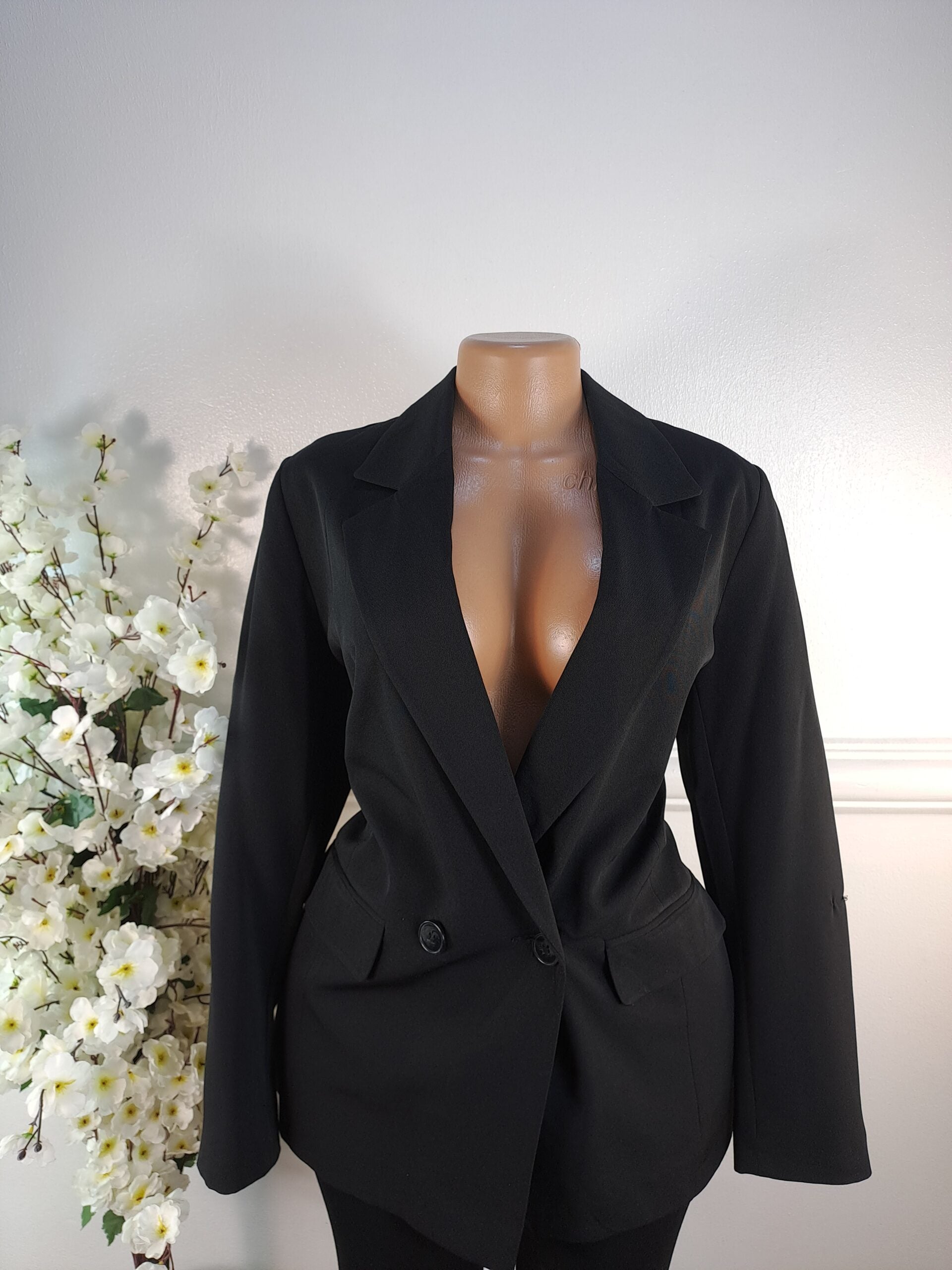 NEW LOOK UK SIZE 10 [LENGTH 29 INCHES, BLACK] image 0