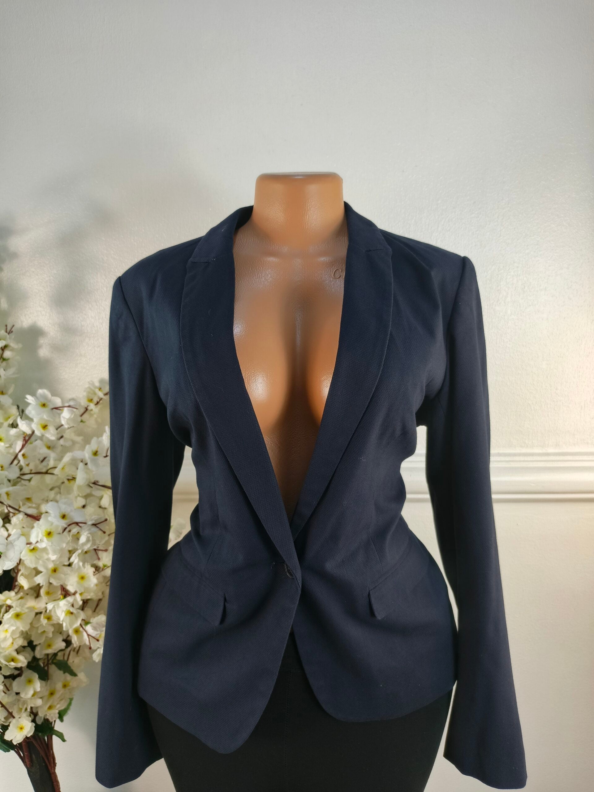 NEXT TAILORING UK SIZE 12 [LENGHT 25 INCHES, NAVY BLUE] image 0