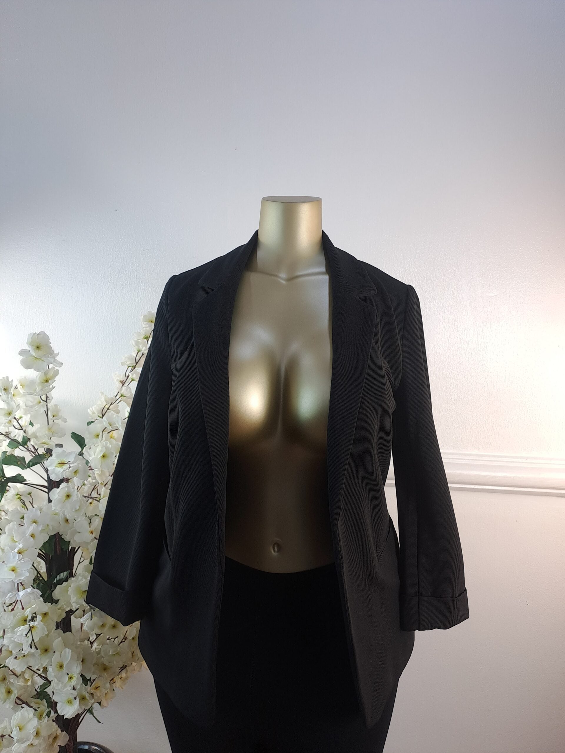 NEW LOOK UK SIZE 8 [LENGTH 28 INCHES, BLACK] image 0