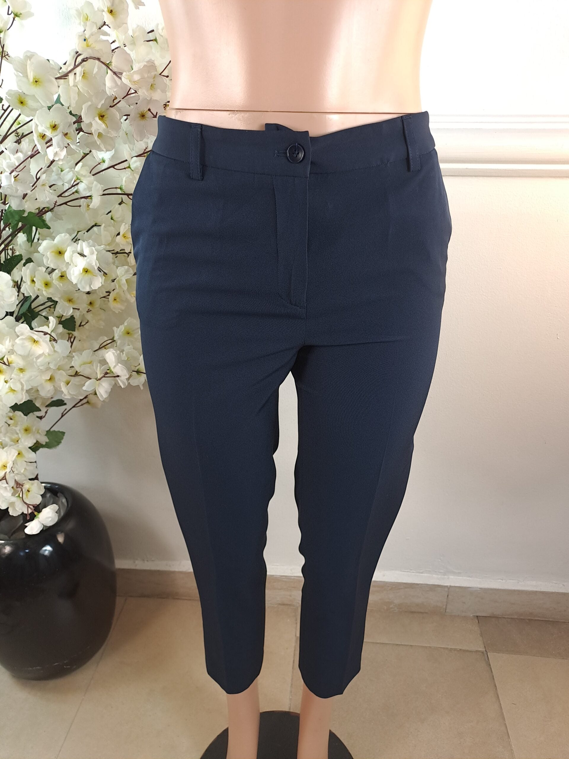 PAUL CAUSTELOS LIVING UK SIZE 10 [LENGTH 35 INCHES, NAVY BLUE] image 0