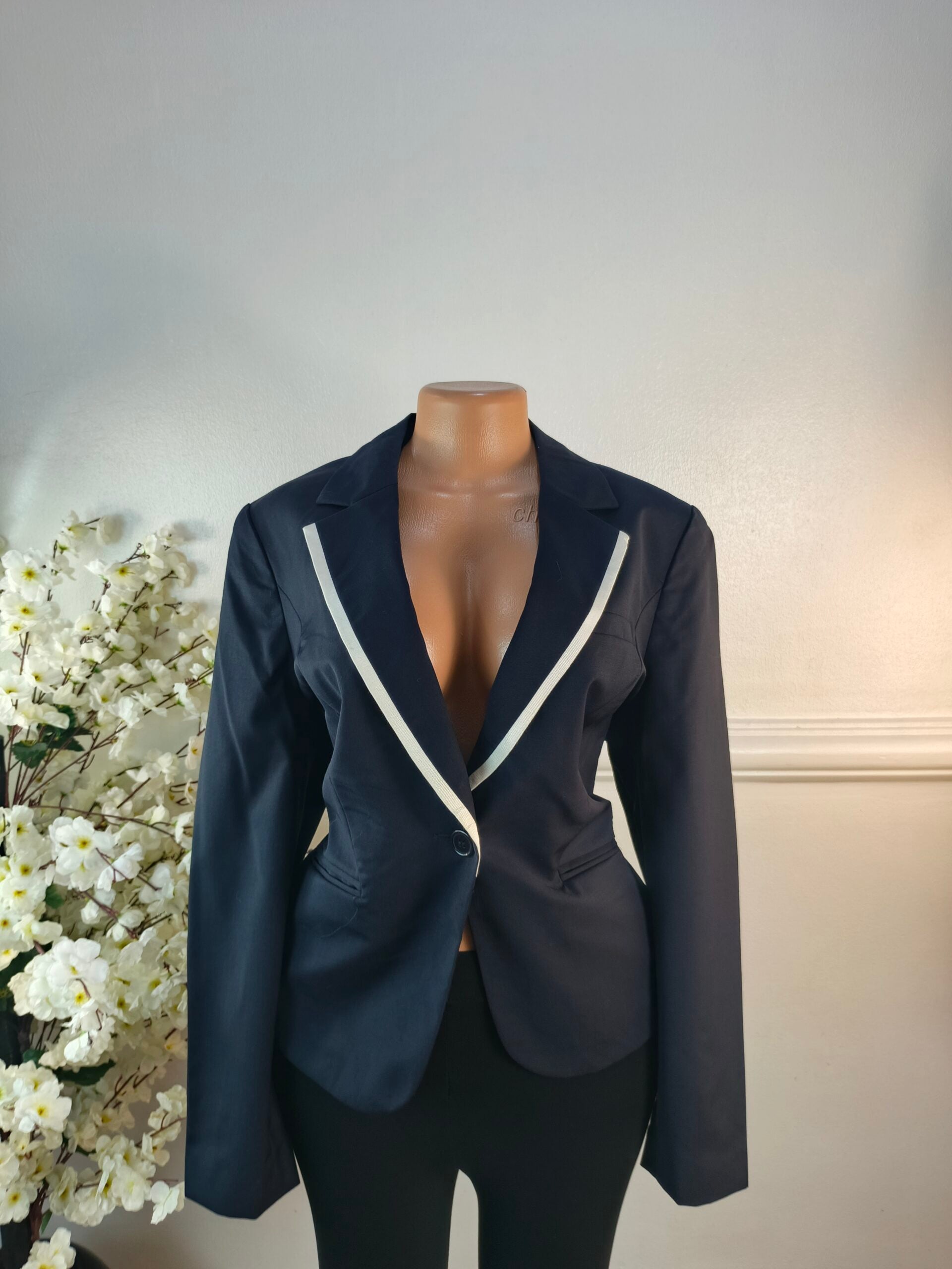 FENN WRIGHT UK SIZE 14 [LENGTH 26 INCHES, NAVY BLUE] image 0