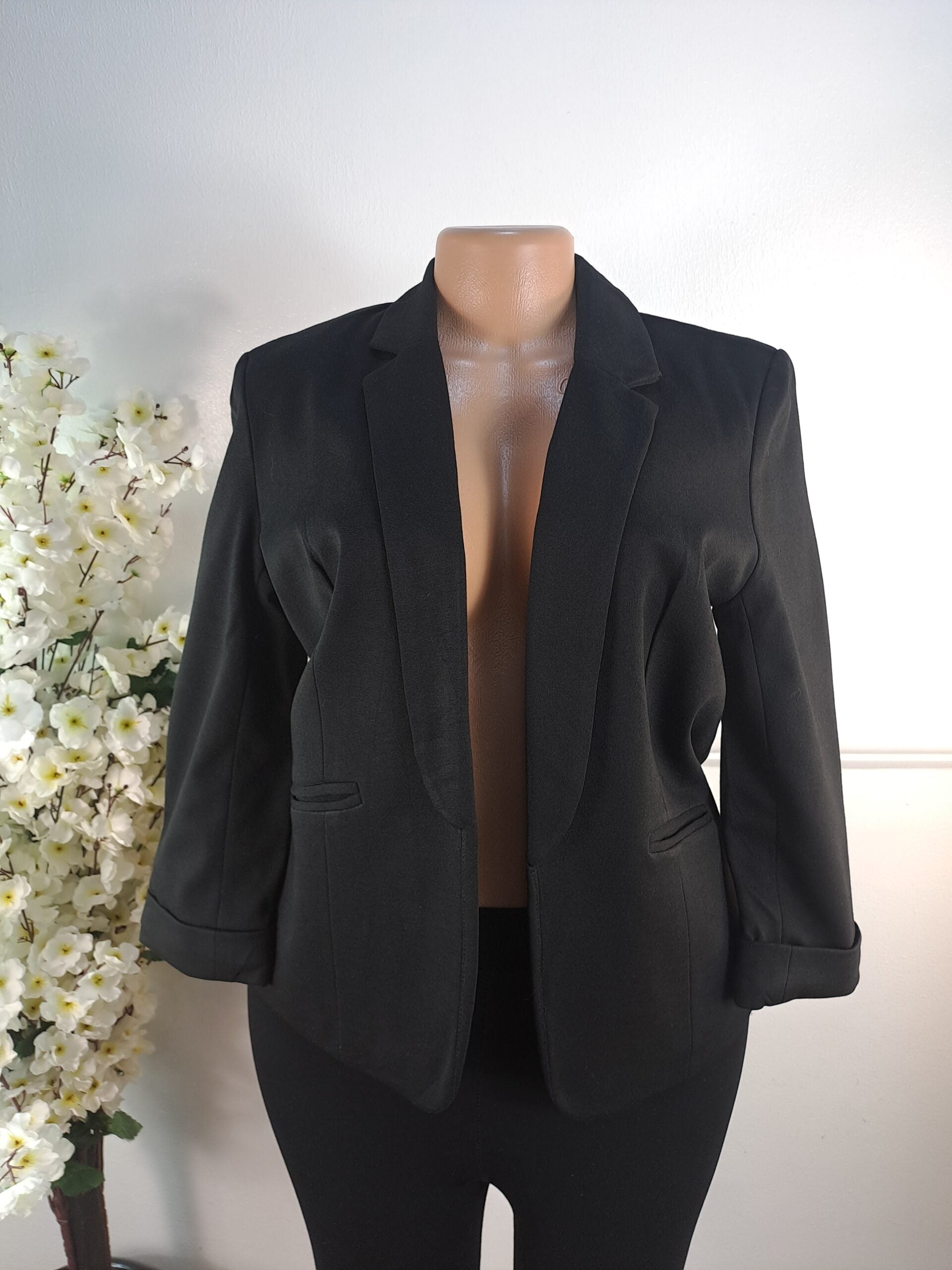 MISS LONDON UK SIZE 10 [LENGTH 25 INCHES, BLACK] image 0