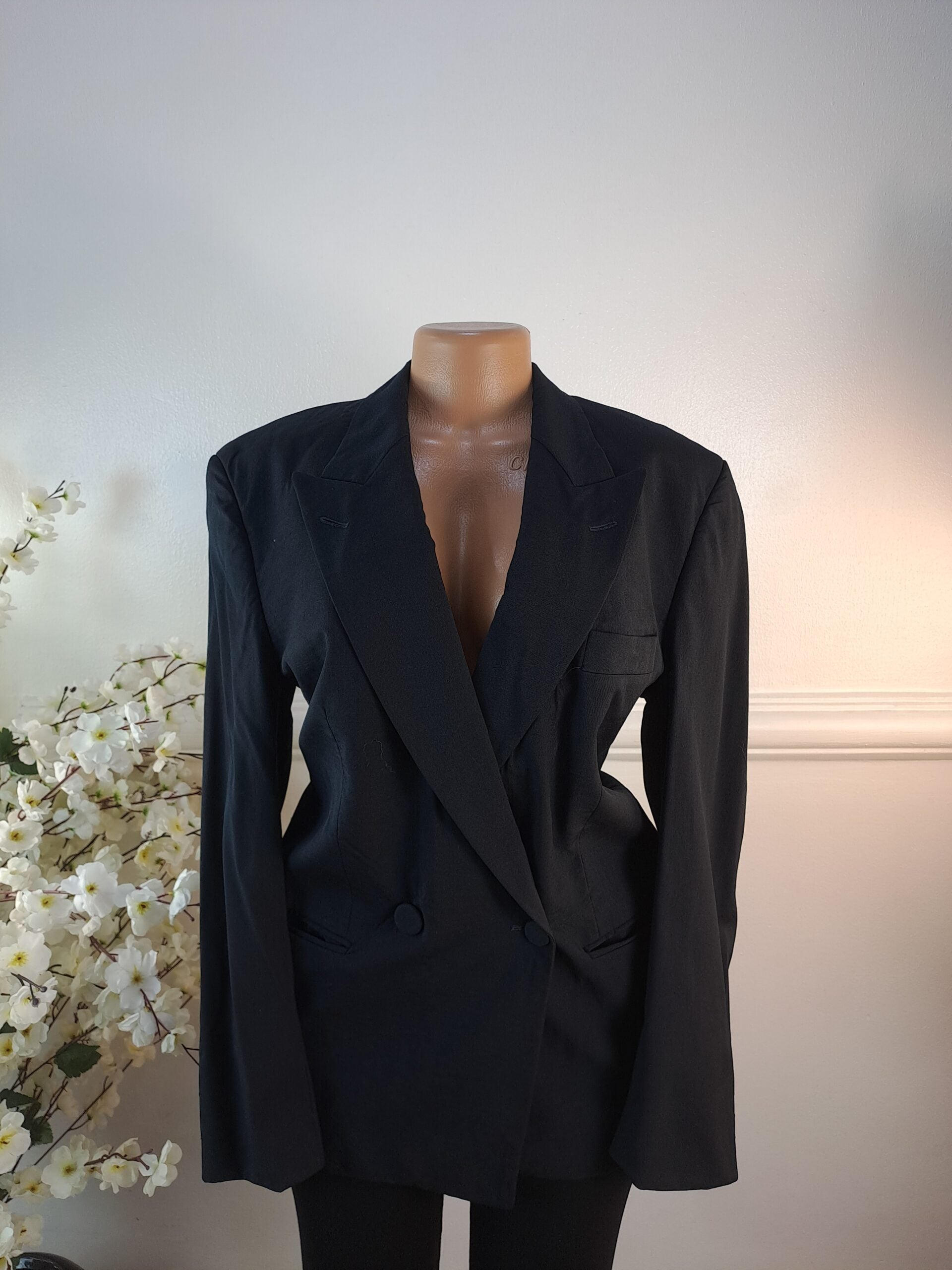 BLAZER UK SIZE 14 [LENGTH 30 INCHES, BLACK] image 0