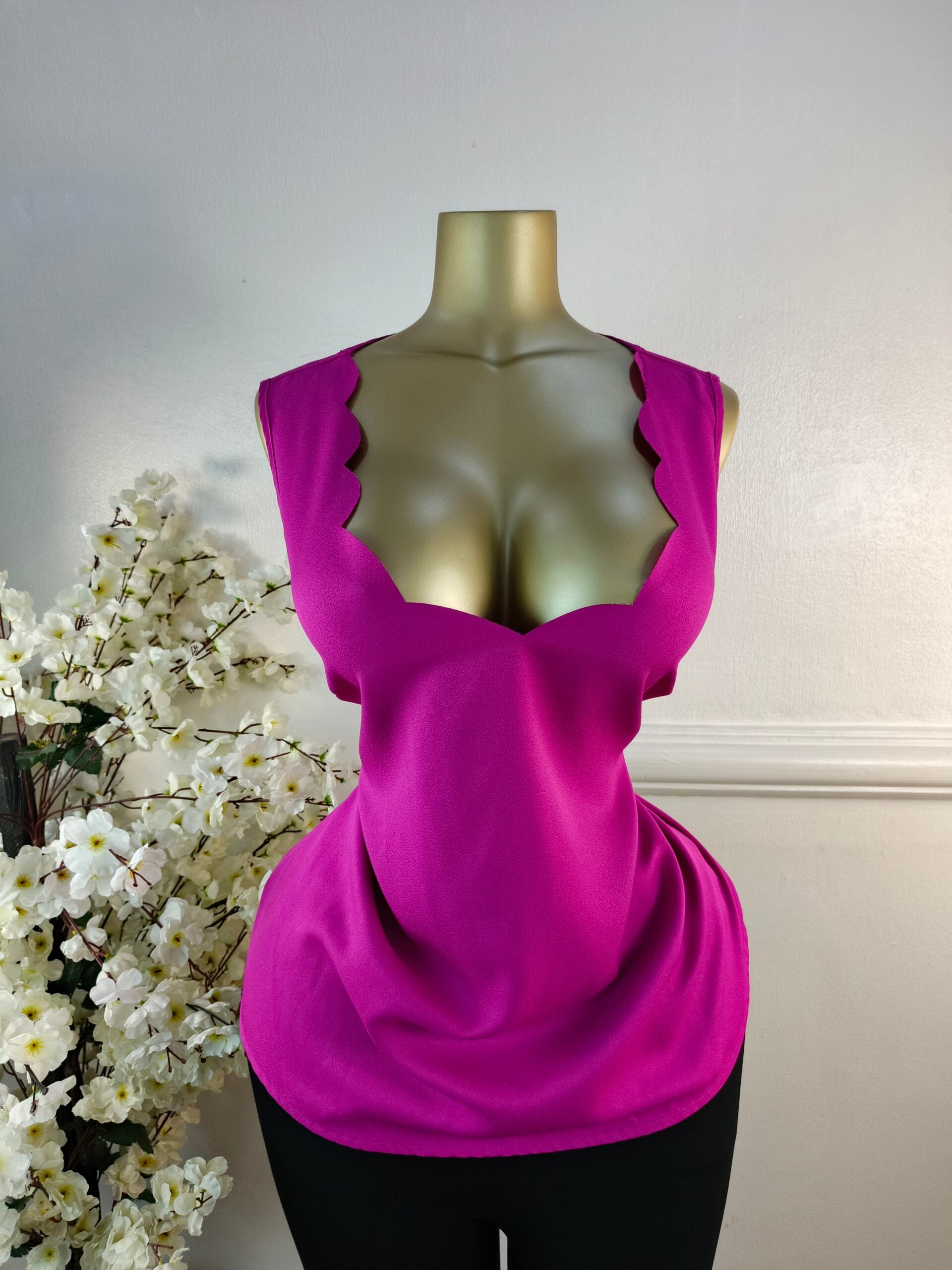 TOP UK SIZE 24 [PURPLE] image 0