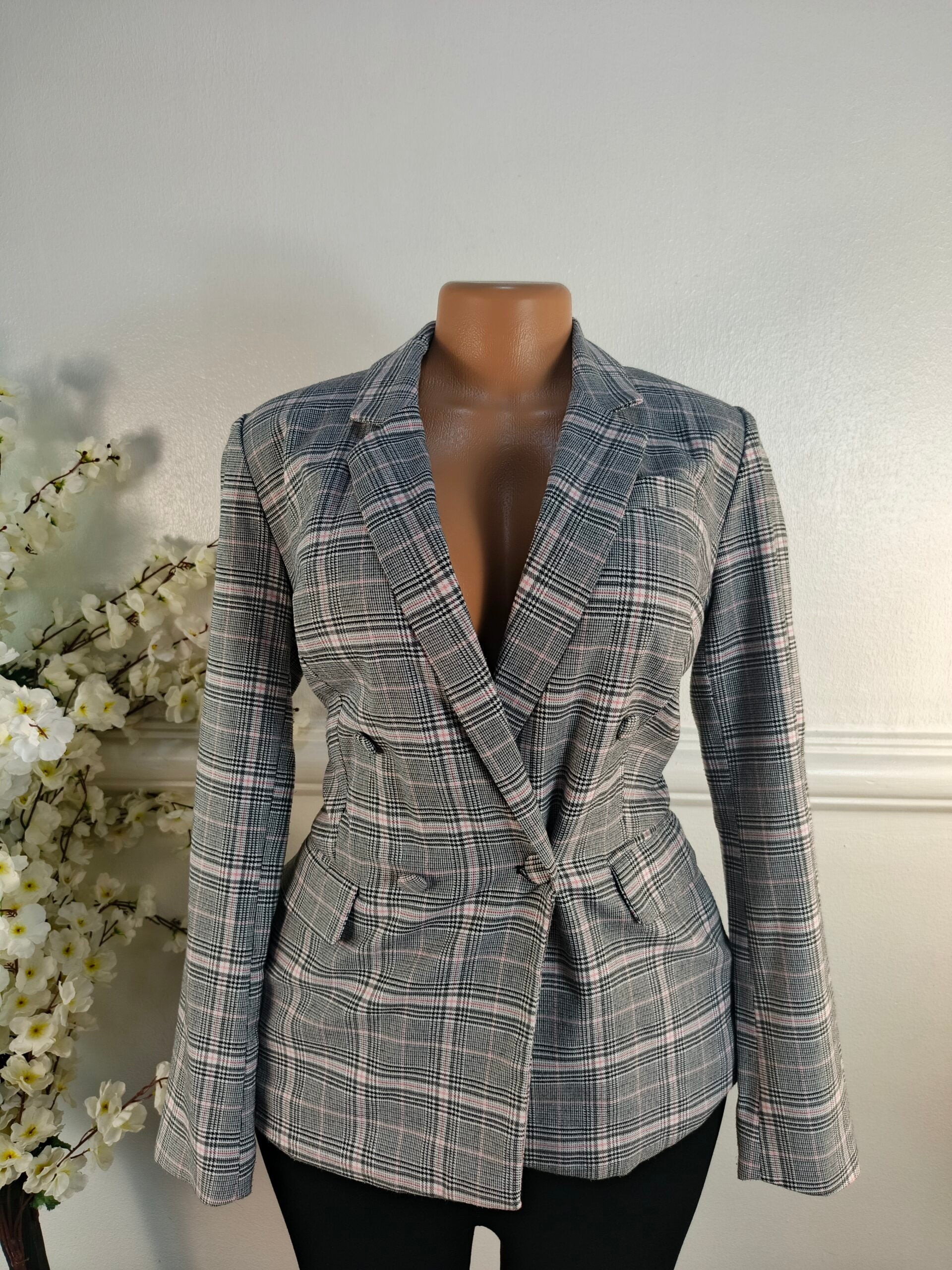 CROPP UK SIZE 6 [LENGHT 27 INCHES, CHECKERS] image 0