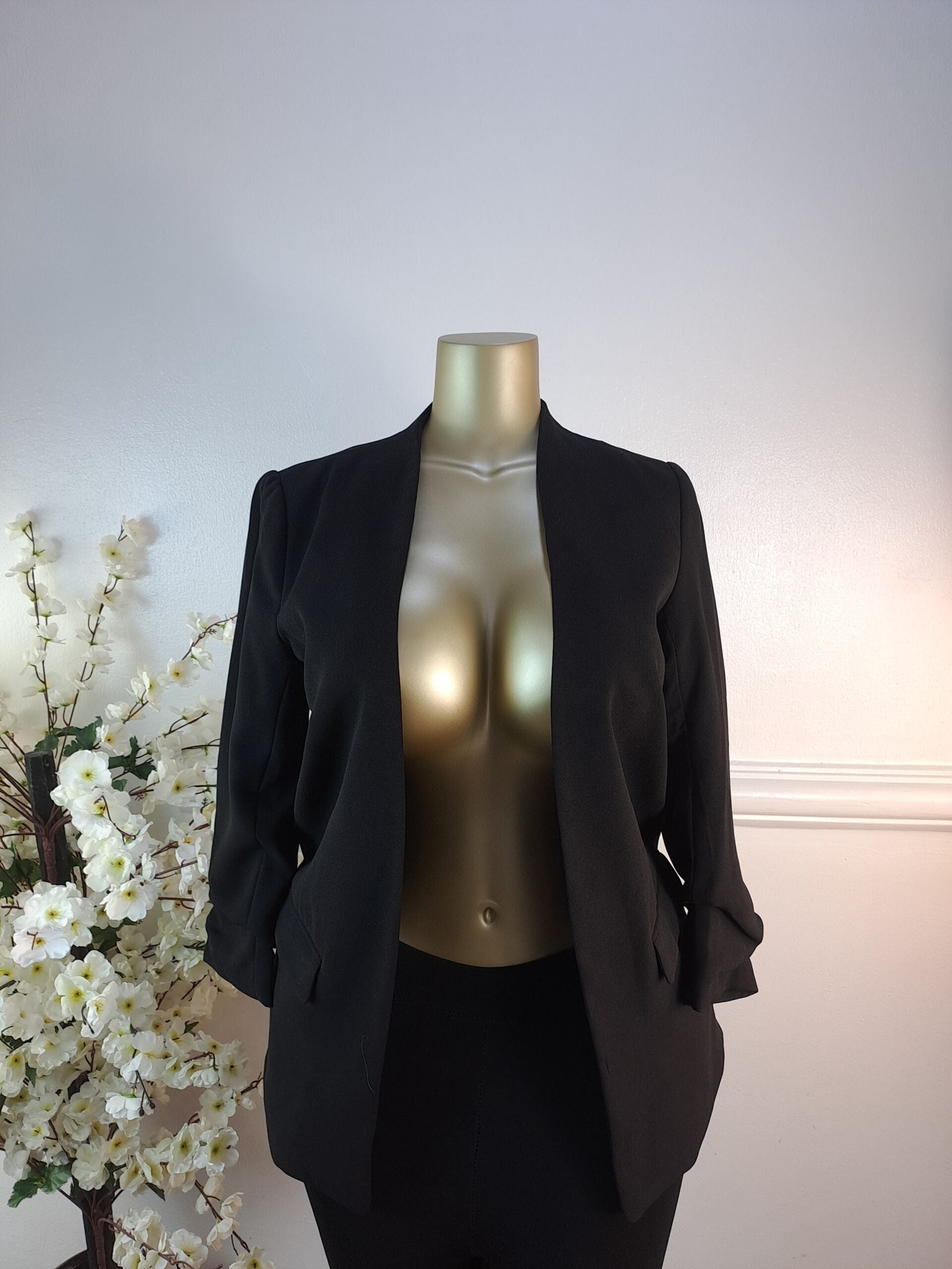 H&amp;M UK SIZE 10 [LENGTH 29 INCHES, BLACK] image 0