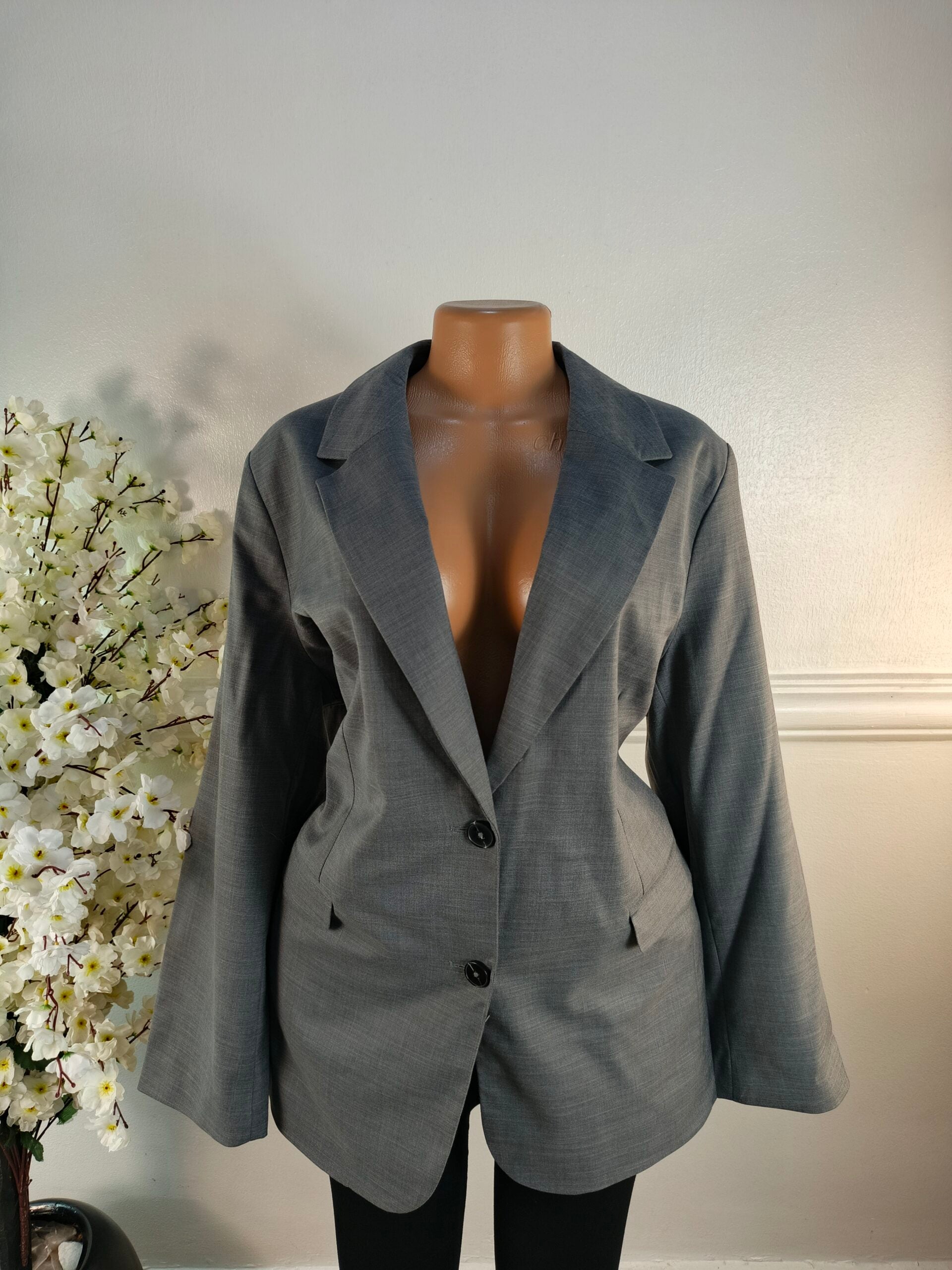GEORGE UK SIZE 18 [LENGTH 31 INCHES, GREY] image 0