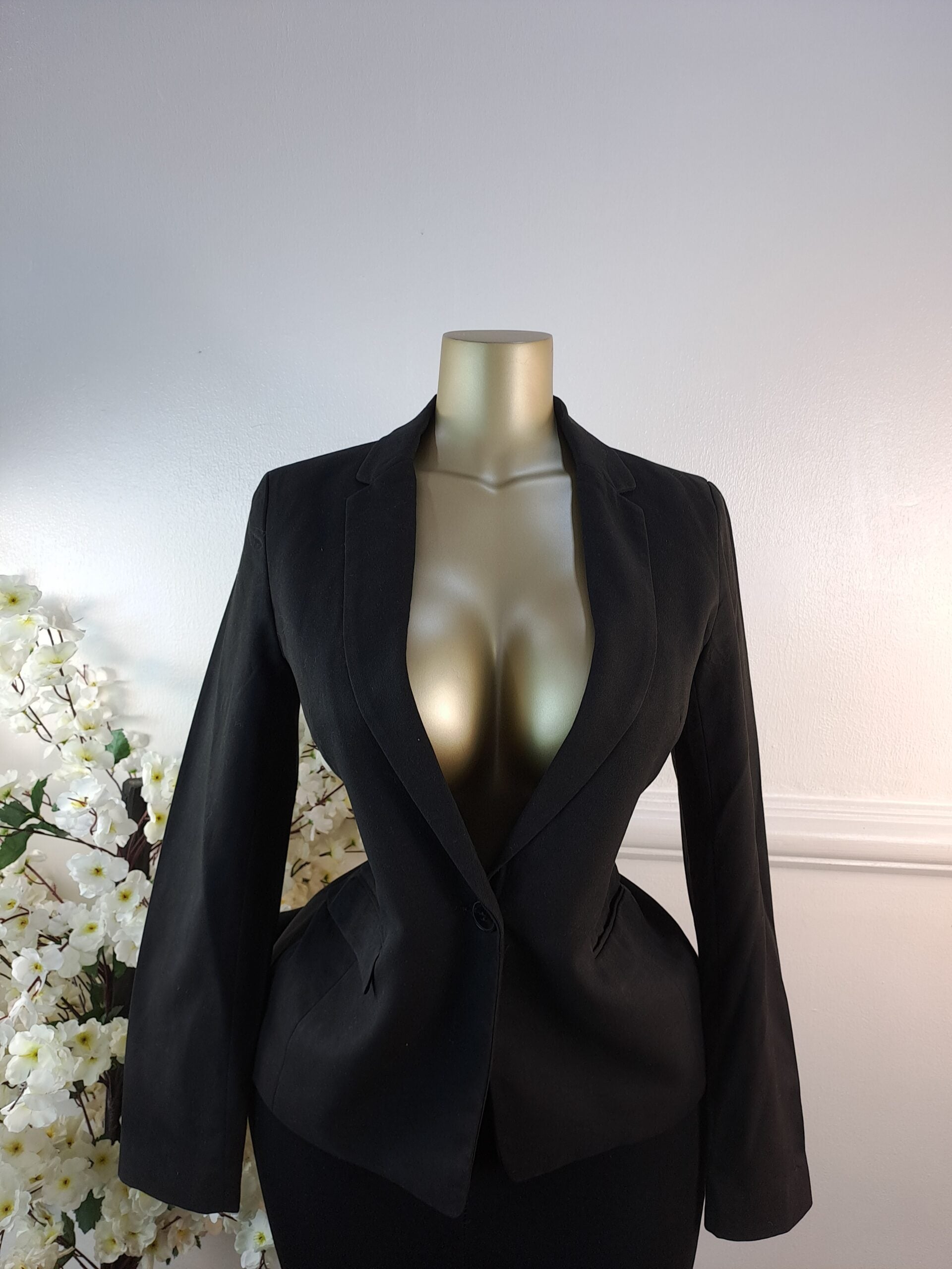 NEXT TAILORING UK SIZE 10 [LENGTH 26 INCHES, BLACK] image 0