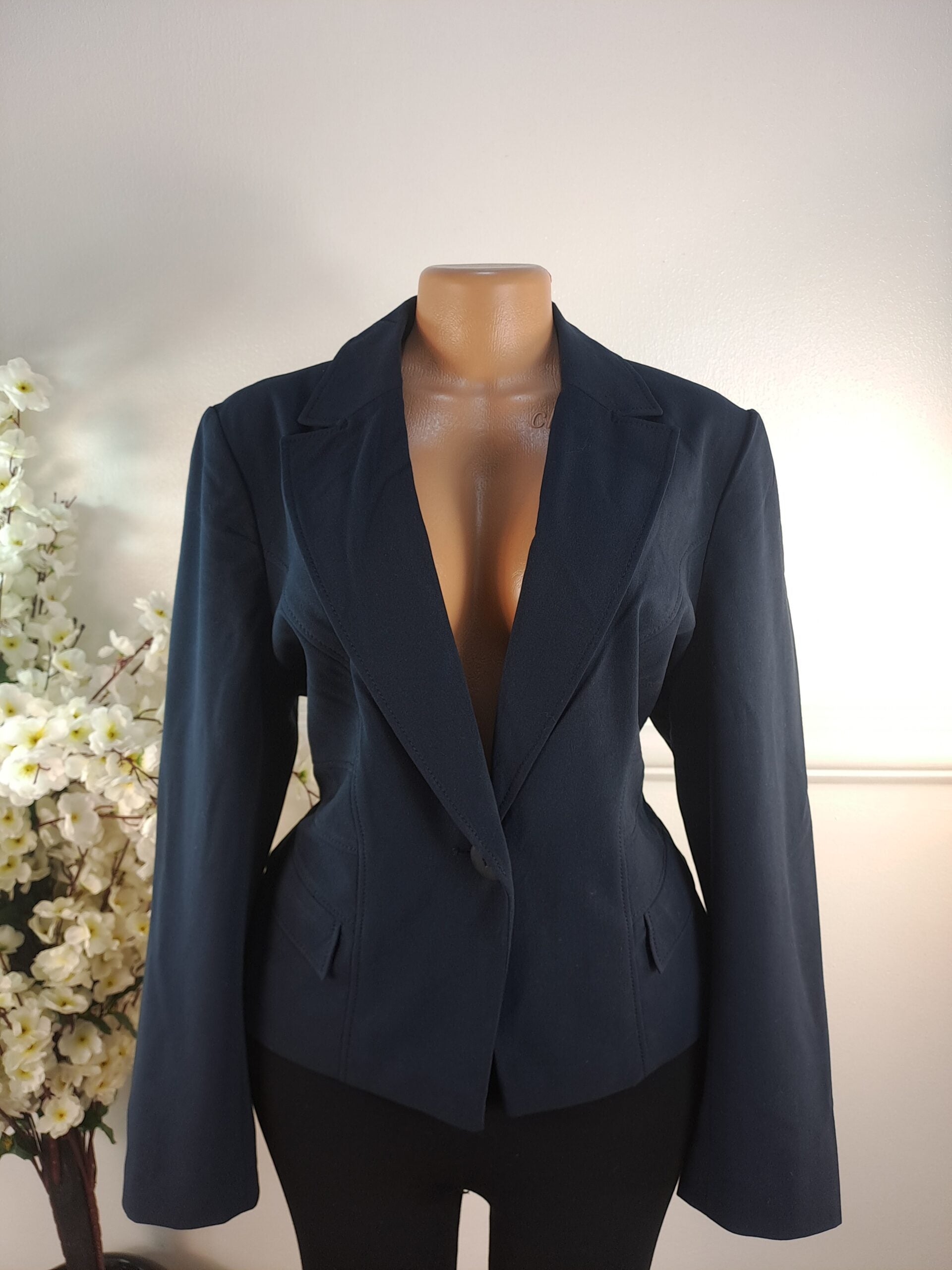 DEBENHAMS UK SIZE 16 [LENGHT 22 INCHES, NAVY BLUE] image 0
