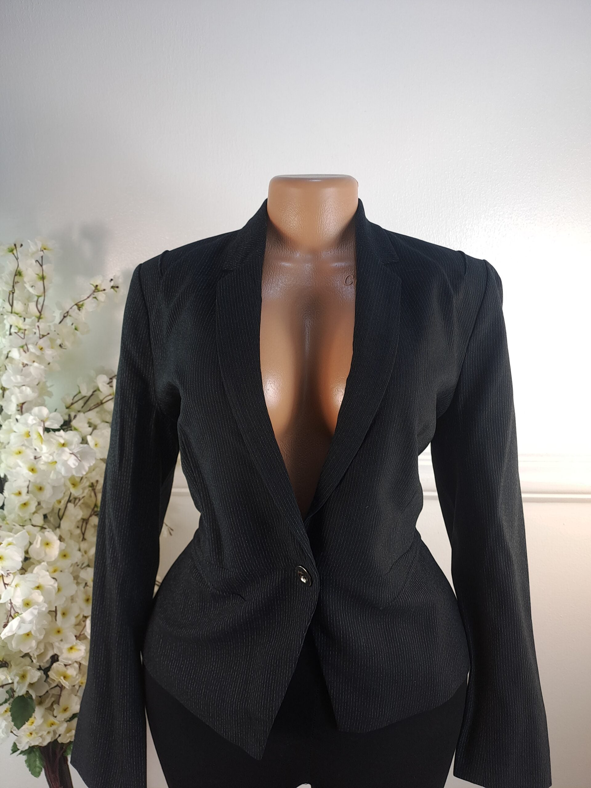 NEXT TAILORING UK SIZE 10 [LENGHT 25 INCHES, BLACK] image 0