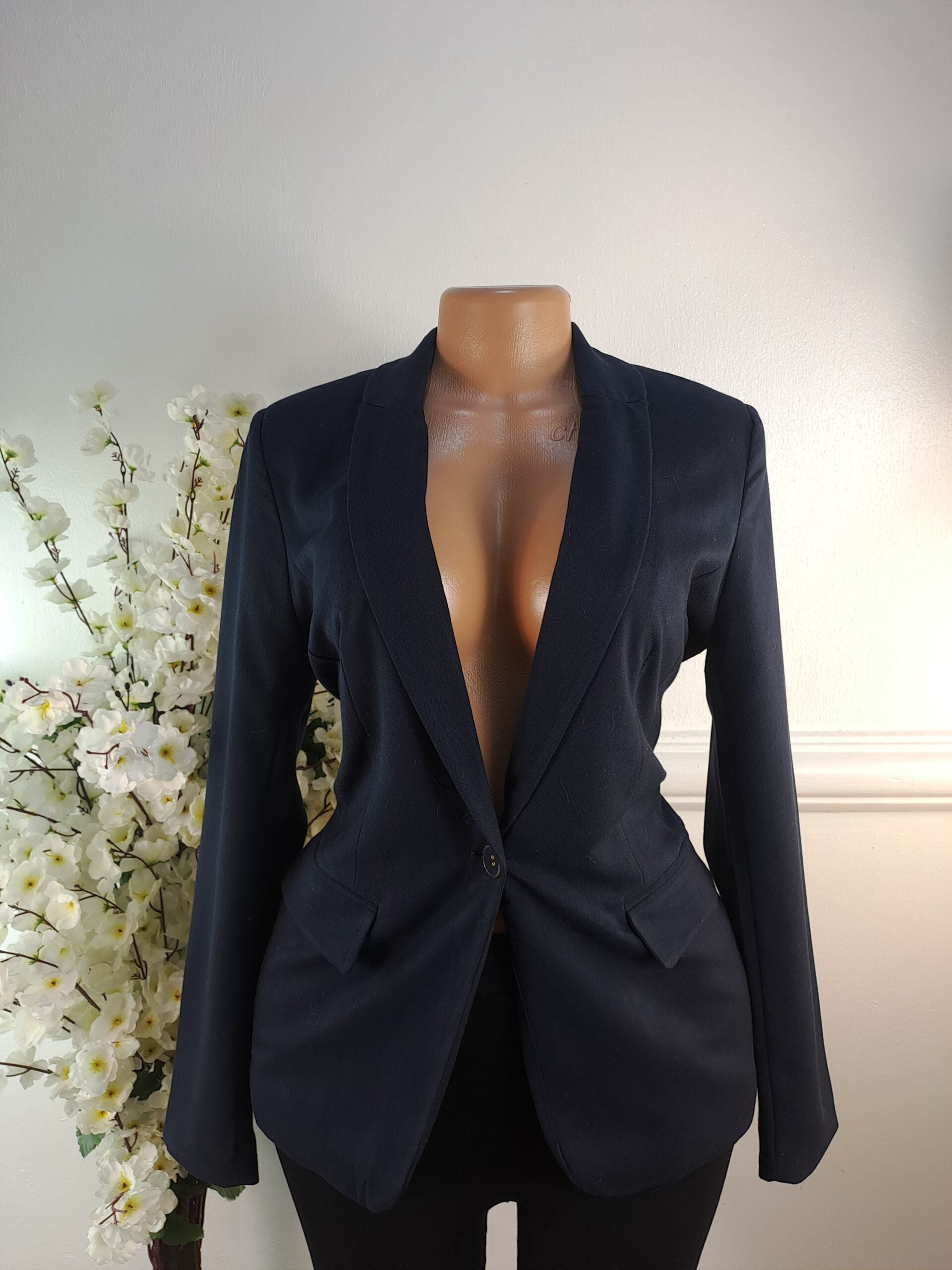 MOHITO UK SIZE 8 [LENGTH 27 INCHES, NAVY BLUE] image 0