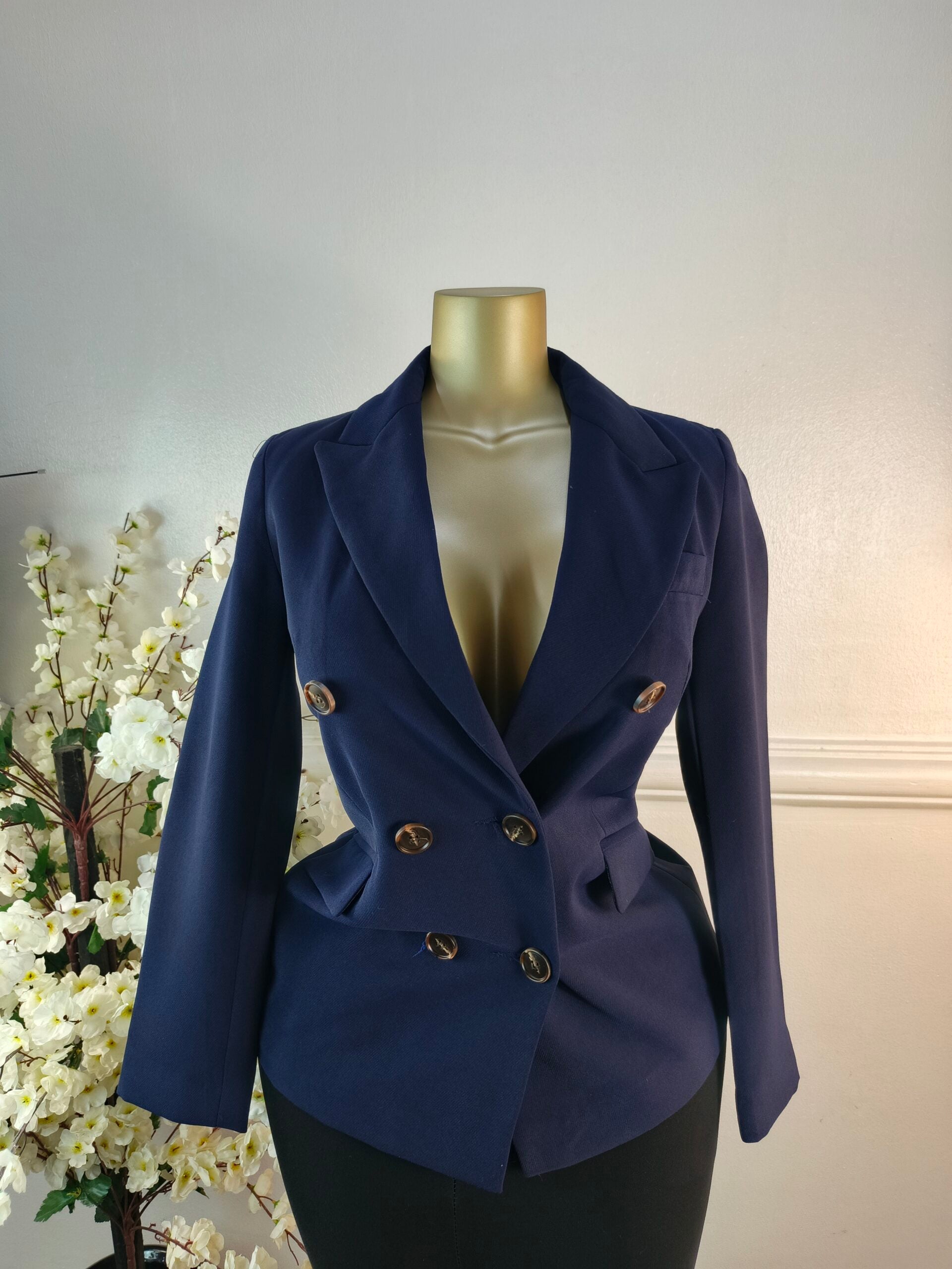 SHEIN UK SIZE 8 [LENGTH 28 INCHES, NAVY BLUE] image 0