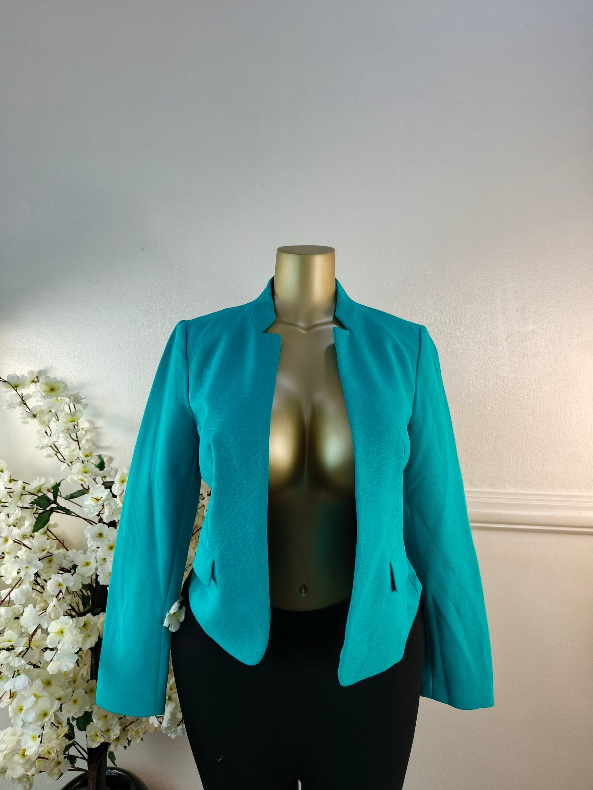 LOFT UK SIZE 8 [LENGTH 23 INCHES, TURQUOISE BLUE] image 0
