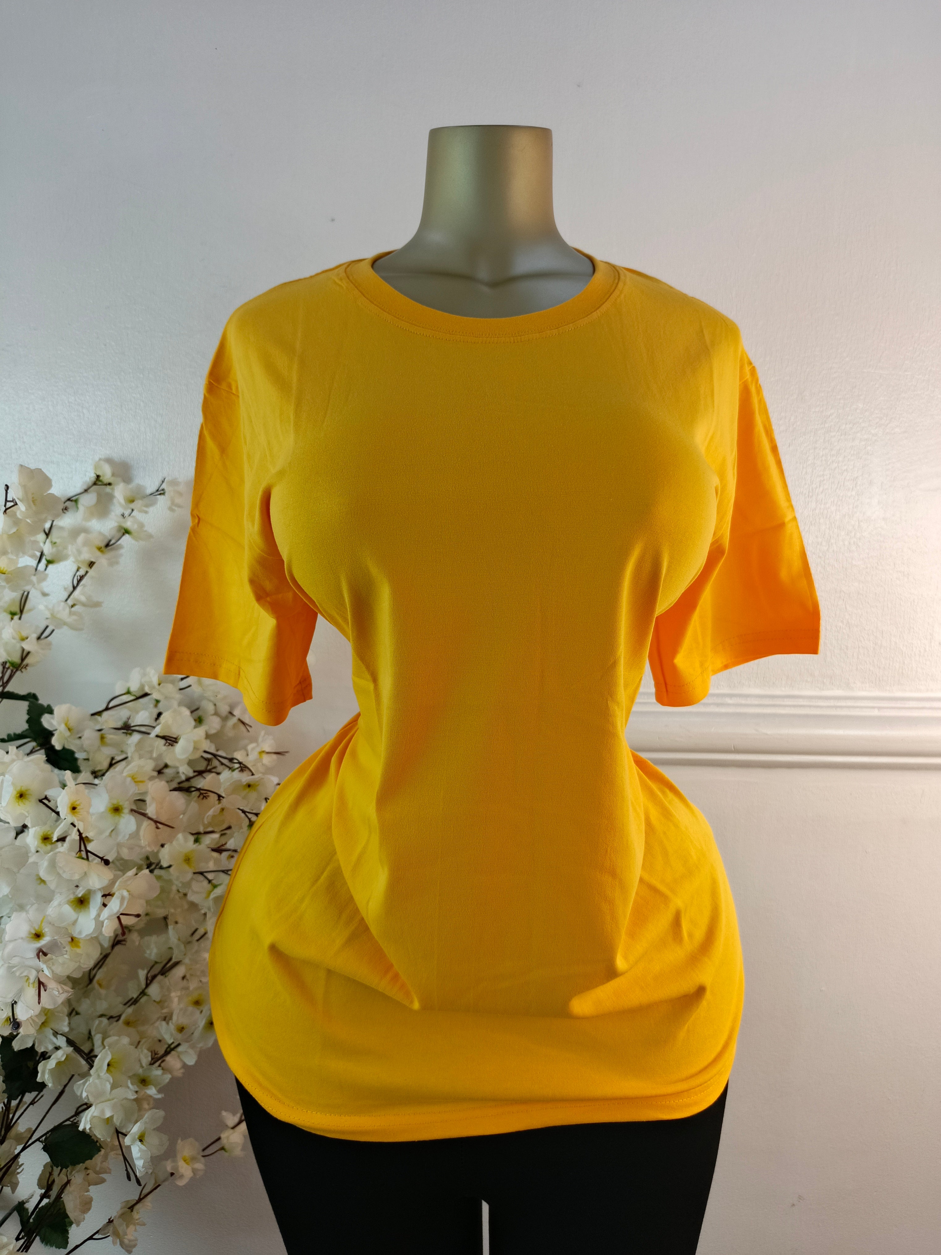 Chic Round Neck Women’s Tee