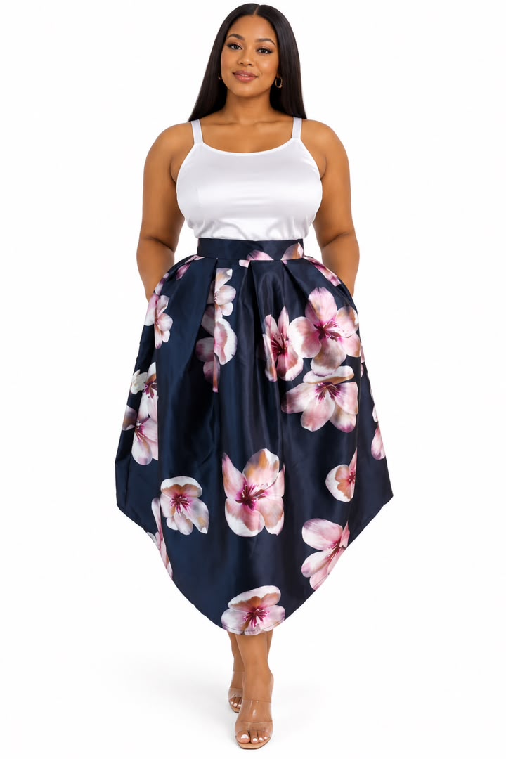 CHILLWISH UK SIZE 8 [LENGTH 28 INCHES, NAVY BLUE]