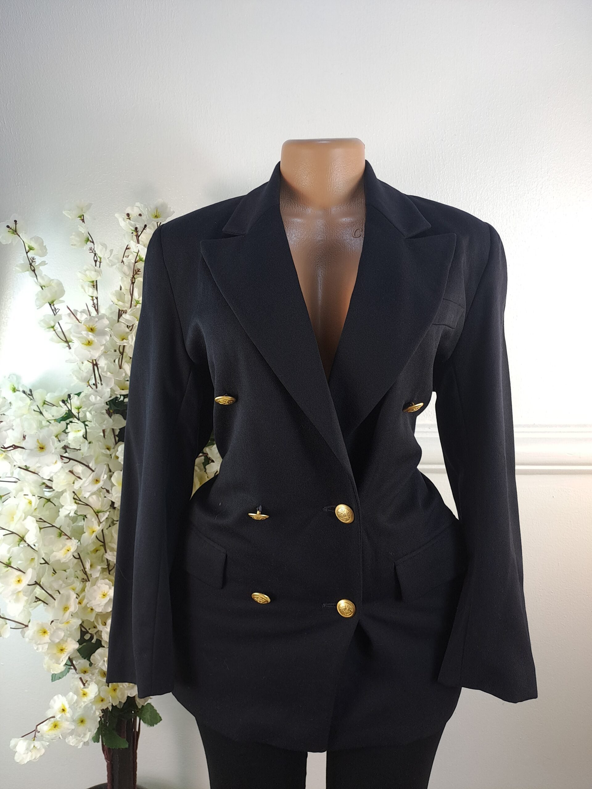MARK &amp; SPENCER UK SIZE 10 [LENGTH 29 INCHES, NAVY BLUE] image 0