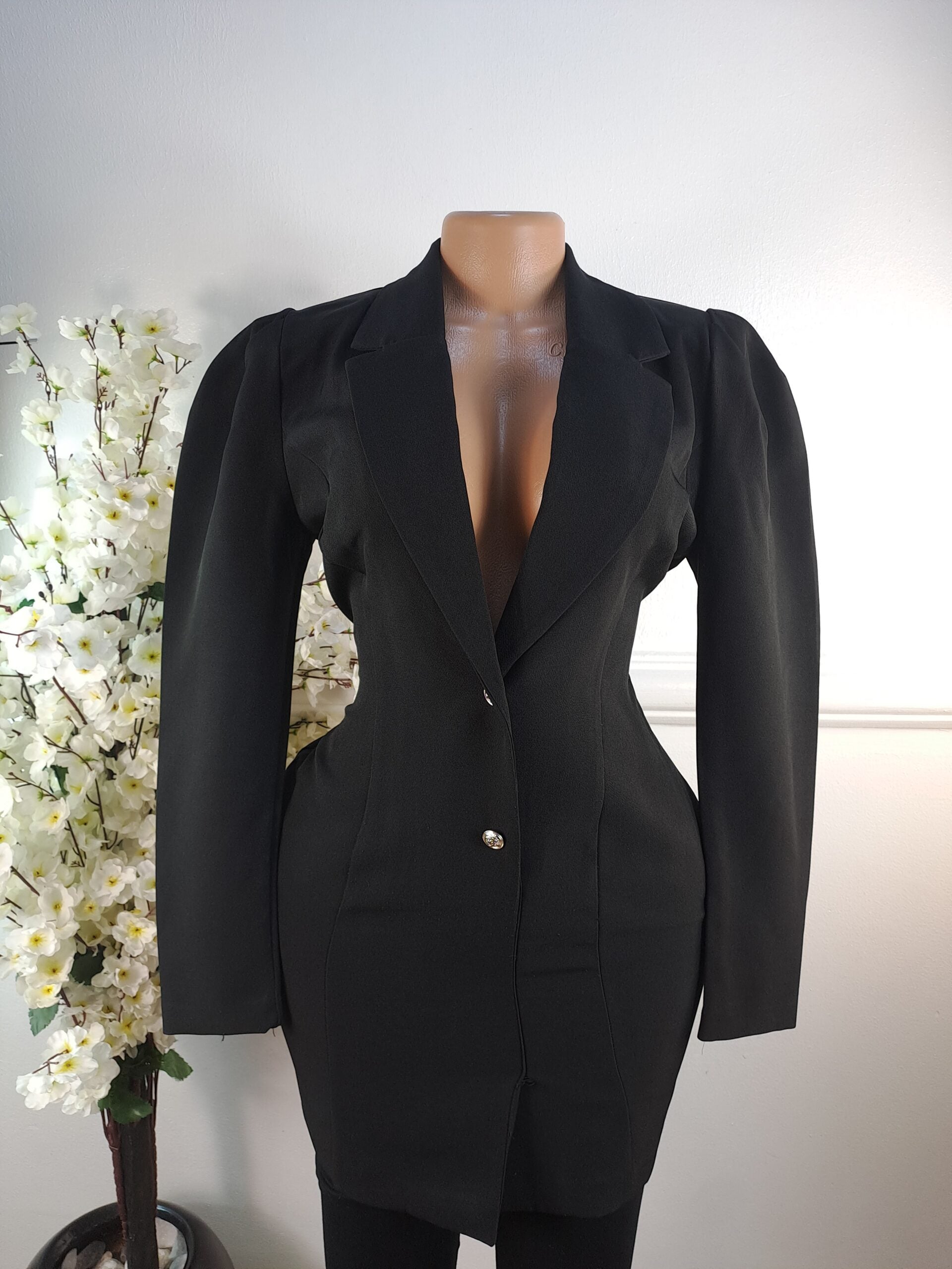 RIVER ISLAND UK SIZE 10 [LENGTH 28 INCHES, BLACK] image 0