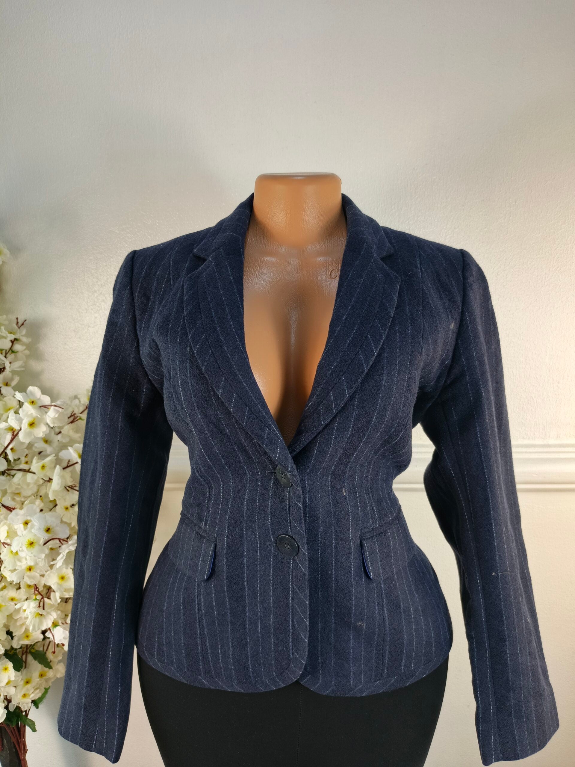PAUL COSTELLOE UK SIZE 12 [LENGHT 25 INCHES, NAVY BLUE] image 0