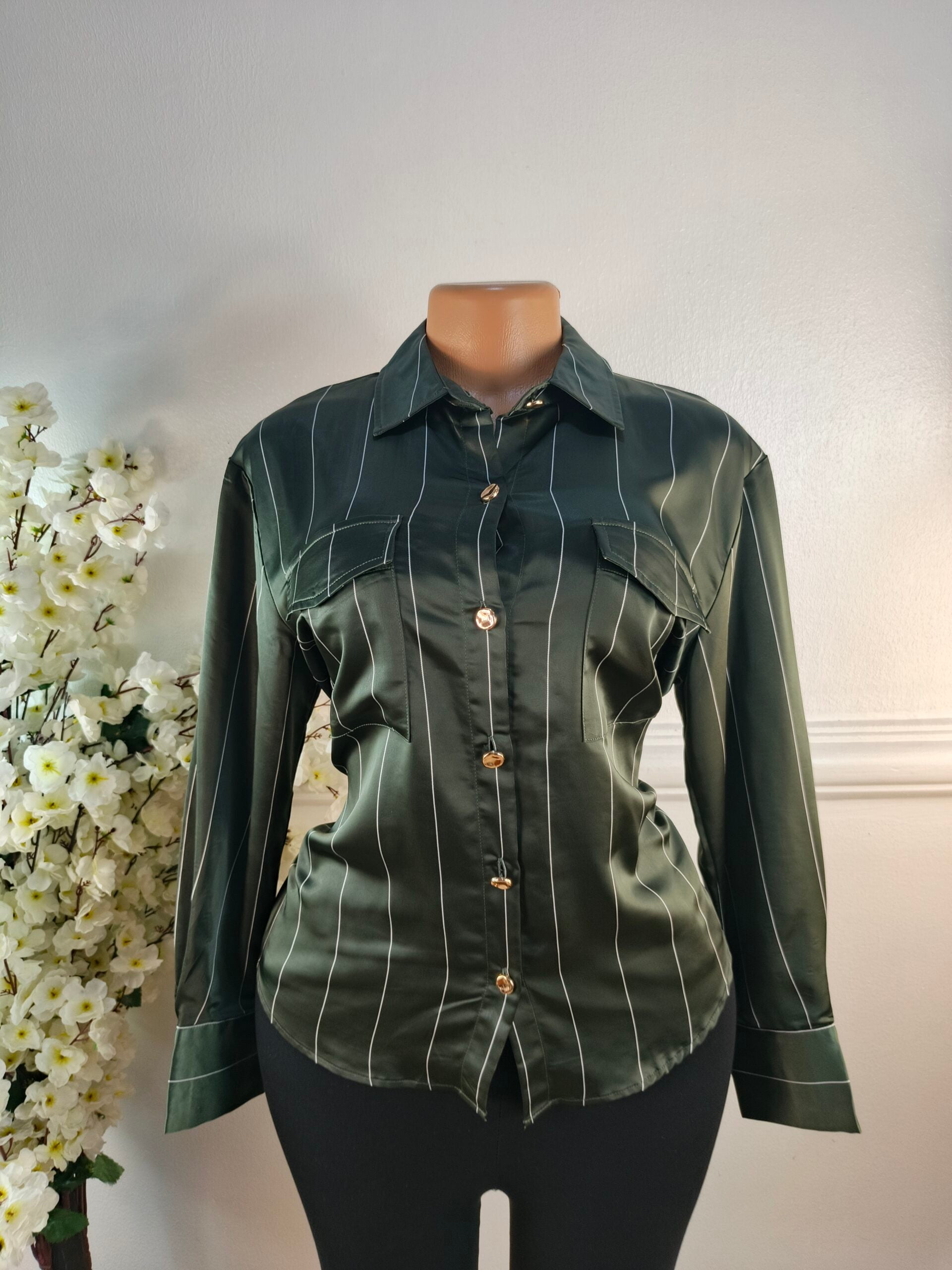 TOP UK SIZE 12 [OLIVE] image 0