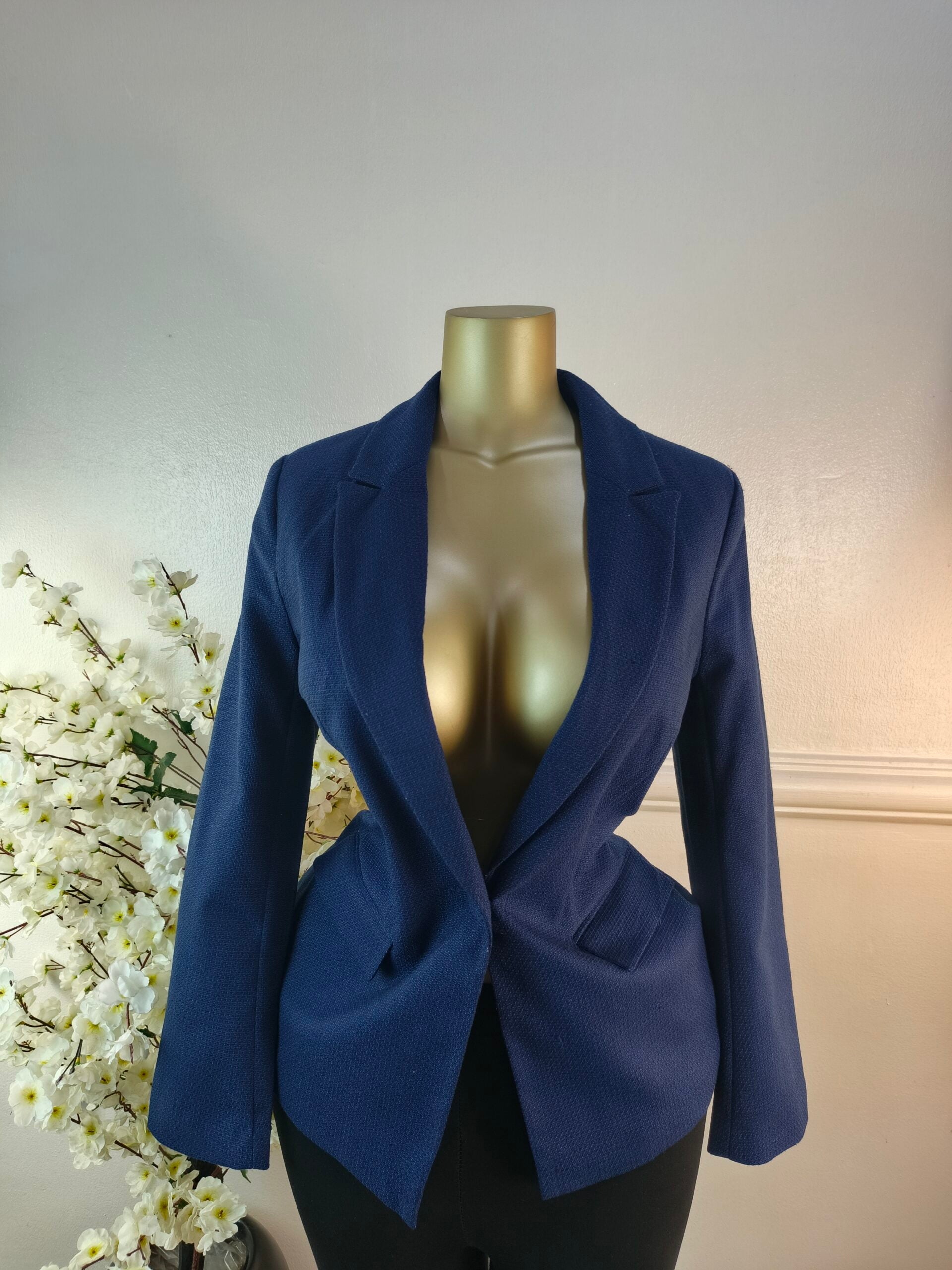 TU WOMAN UK SIZE 10 [LENGTH 28 INCHES, NAVY BLUE] image 0