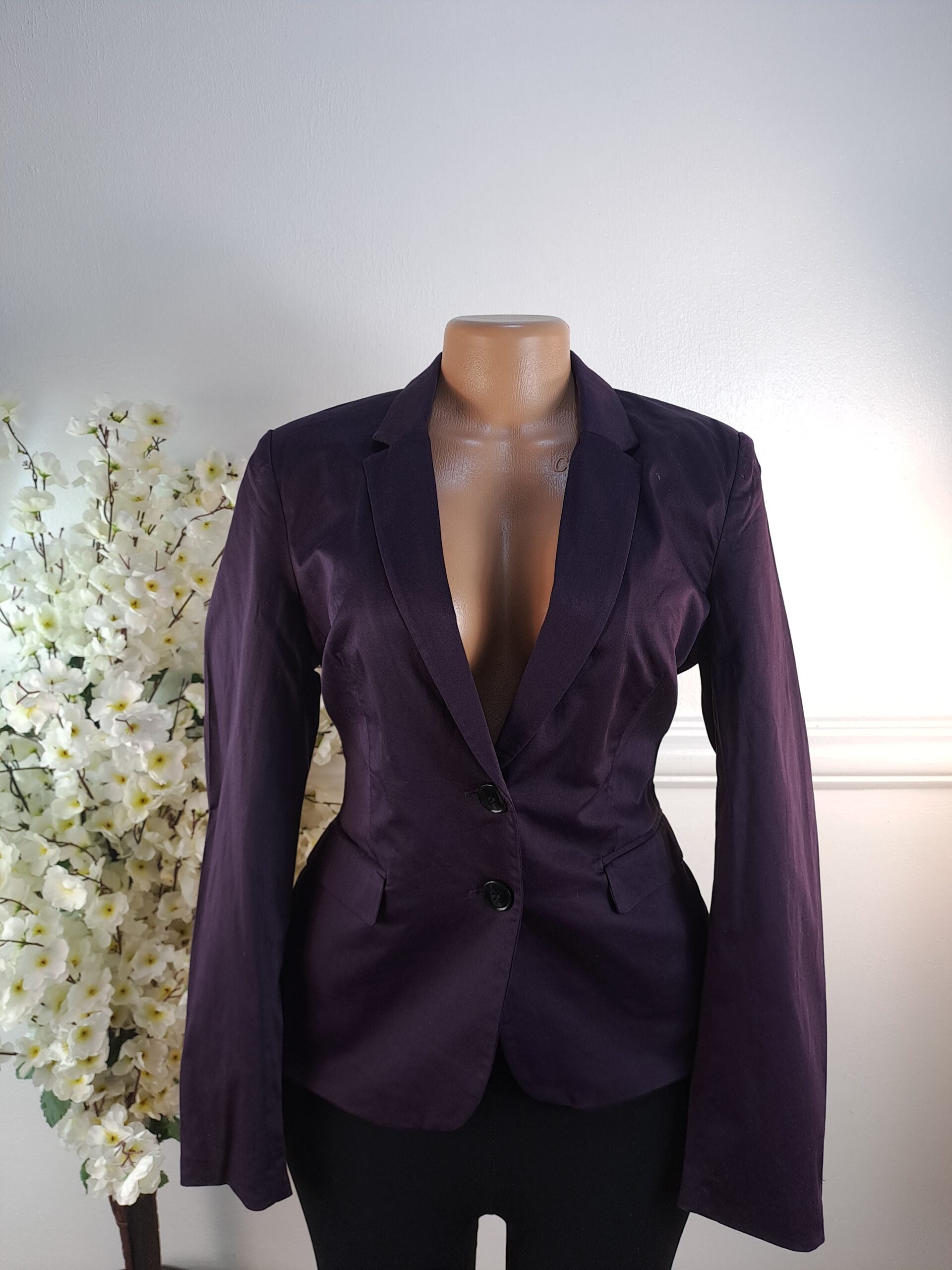 H&amp;M UK SIZE 12 [LENGTH 25 INCHES, PURPLE] image 0