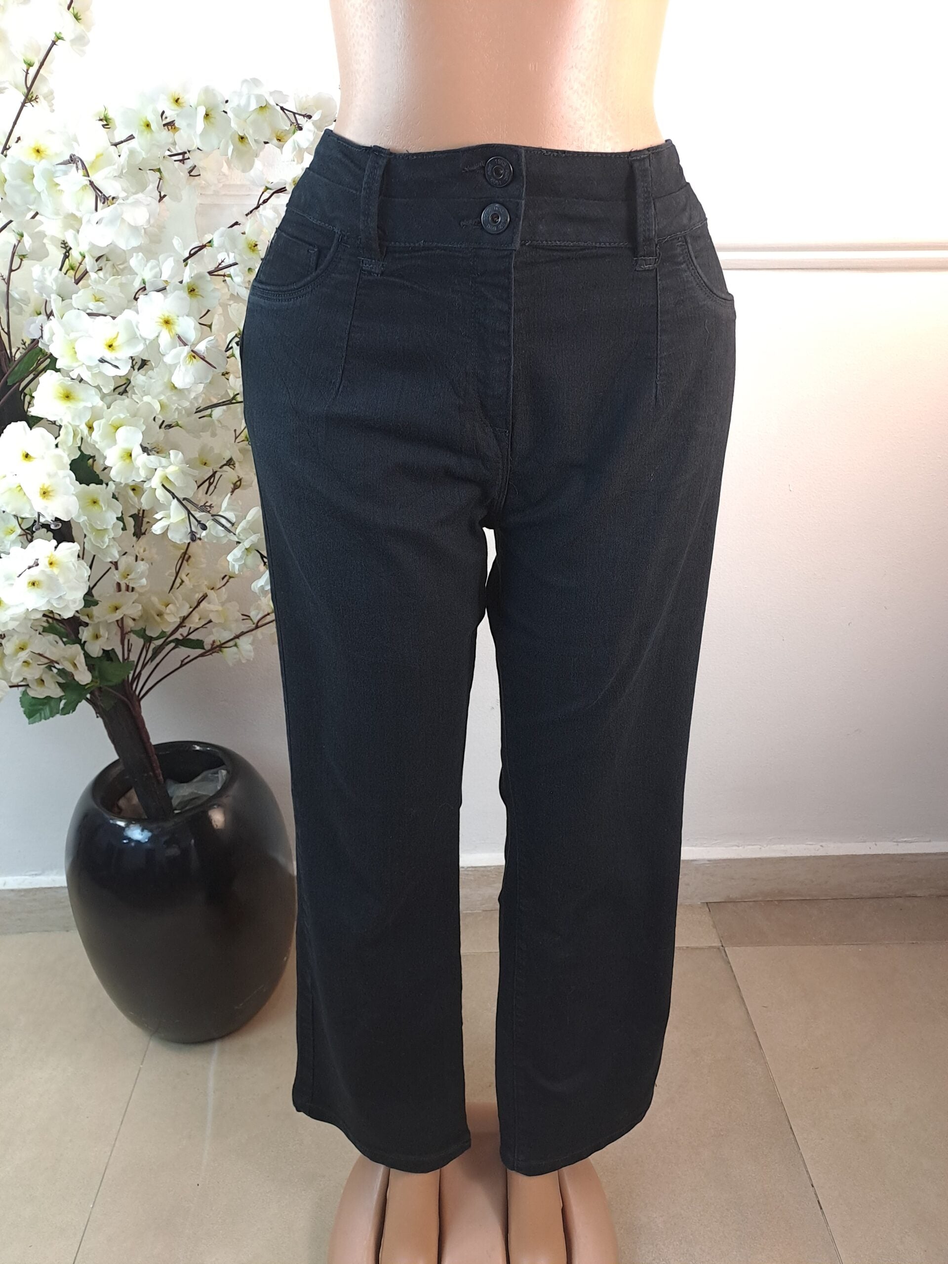 BOOTCUT UK SIZE 20 [LENGTH 40 INCHES, BLACK] image 0