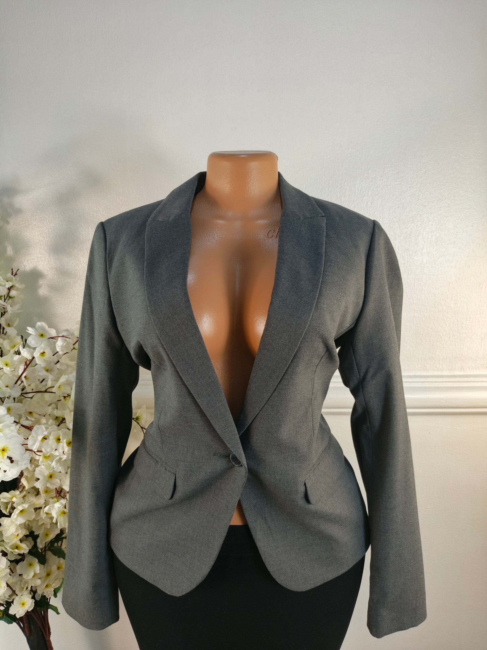 NEXT TAILORING UK SIZE 12 [LENGHT 24 INCHES, GRAY] image 0