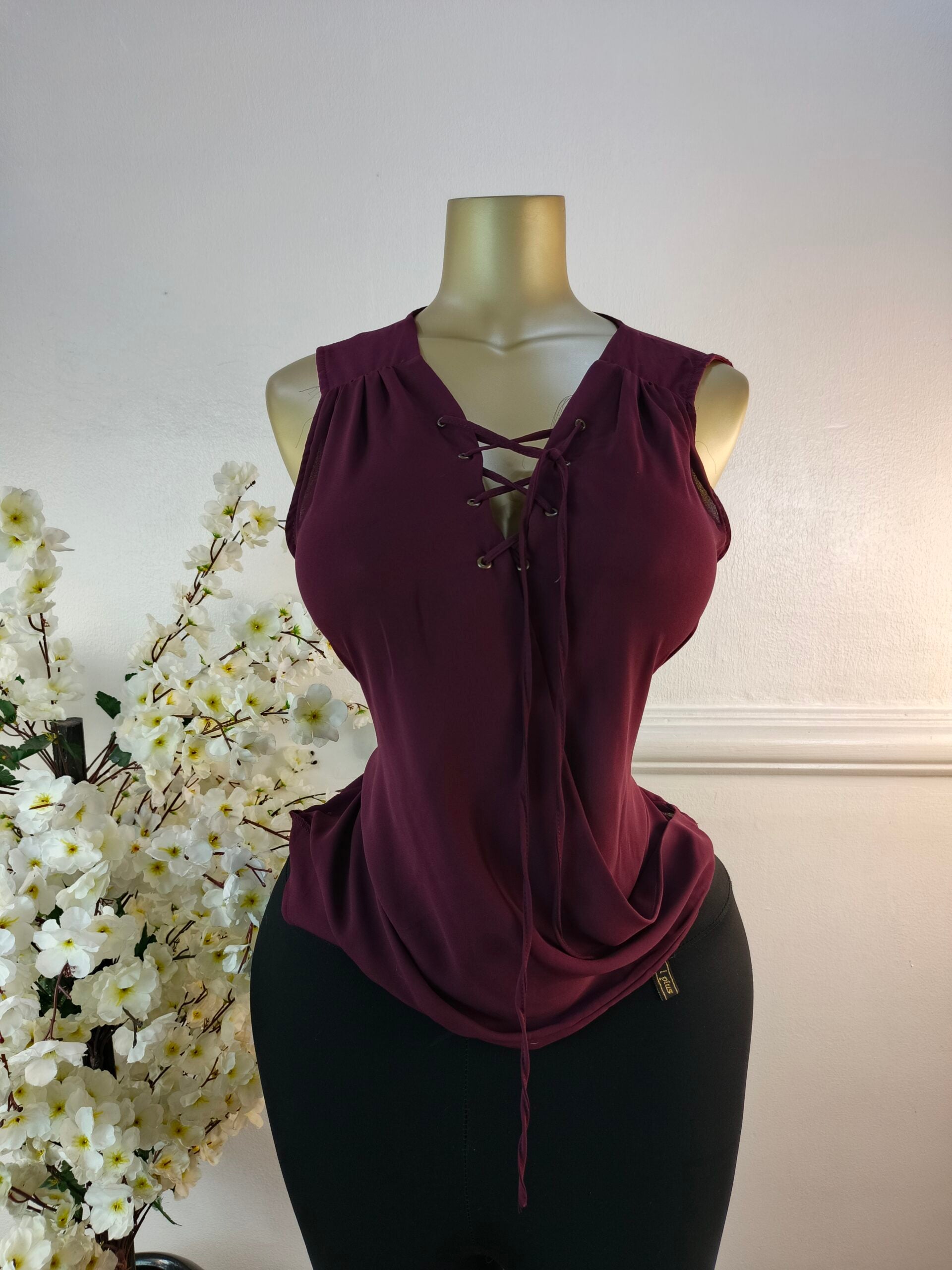ATMOSPHERE UK SIZE 14 [BURGUNDY] image 0